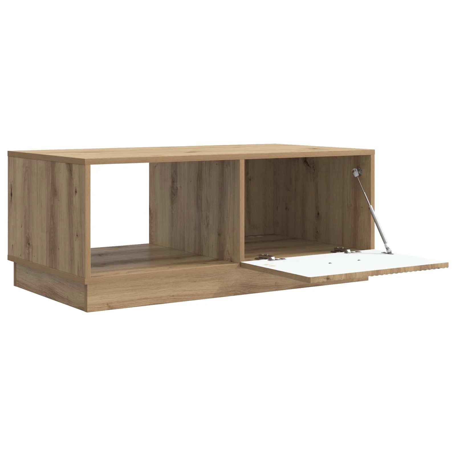 Klubska miza Artisan hrast 90 x 50 x 37 cm Inženirski les - slika 4