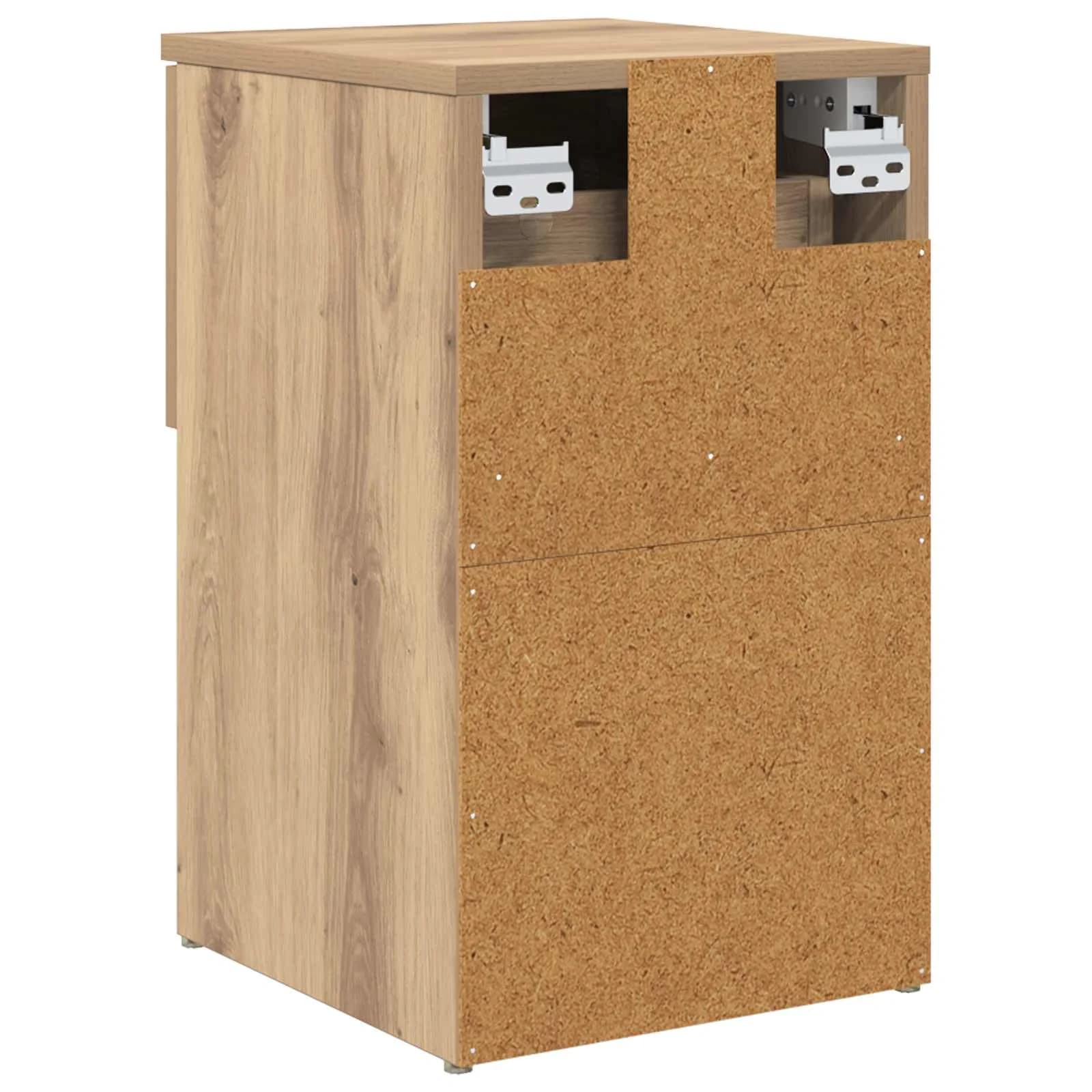 Posteljna omarica Artisan hrast 29 x 31,5 x 49 cm - slika 8