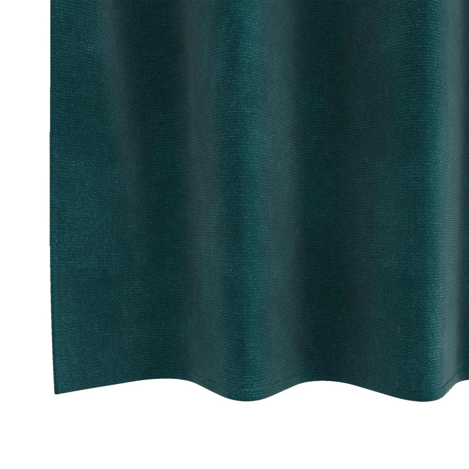 Zatemnitvene zavese 2 kos Temno zelena 140 x 140 cm Žamet - slika 6