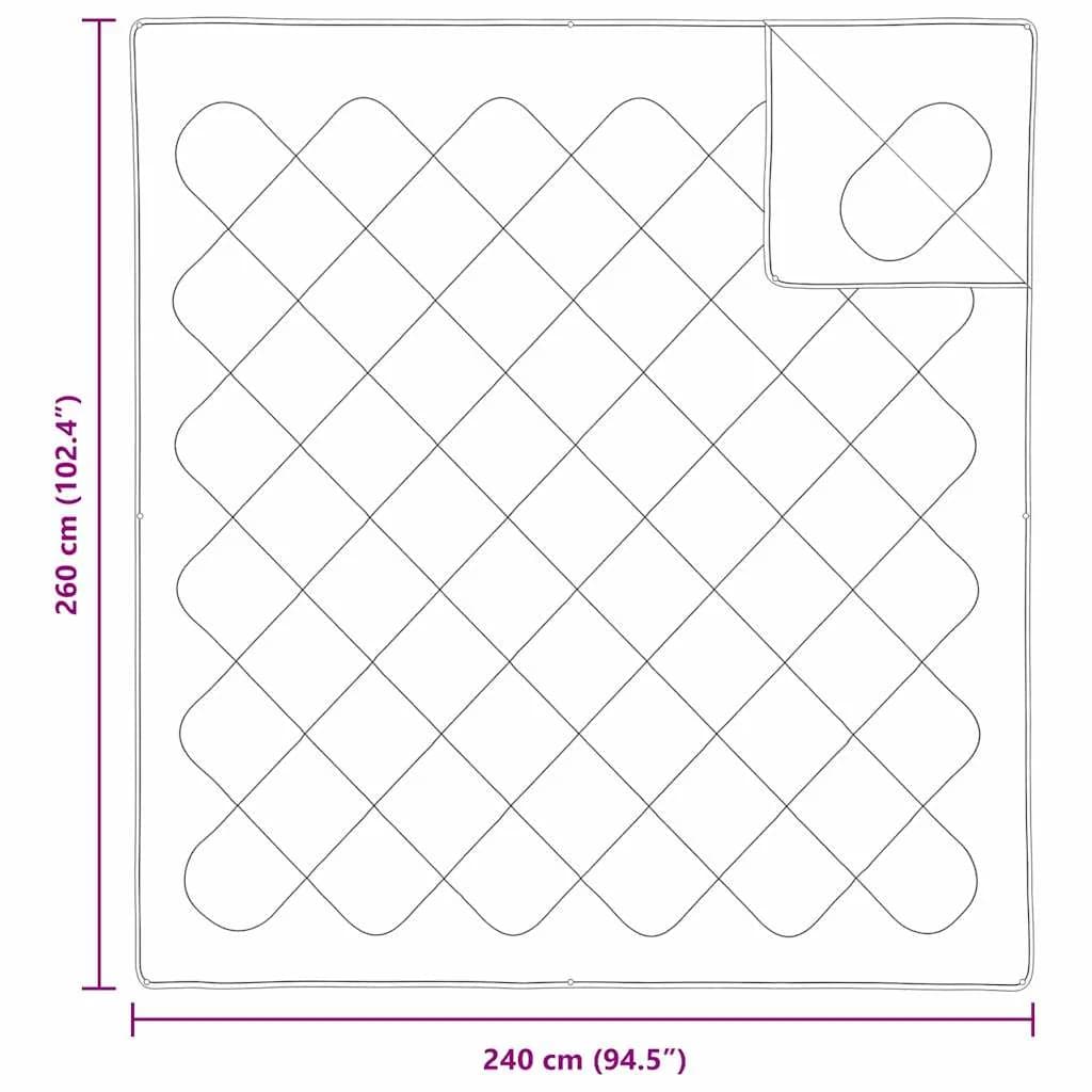 2-v-1 Dv entscheiden Bela 262 x 242 x 10 cm Poliester - slika 10
