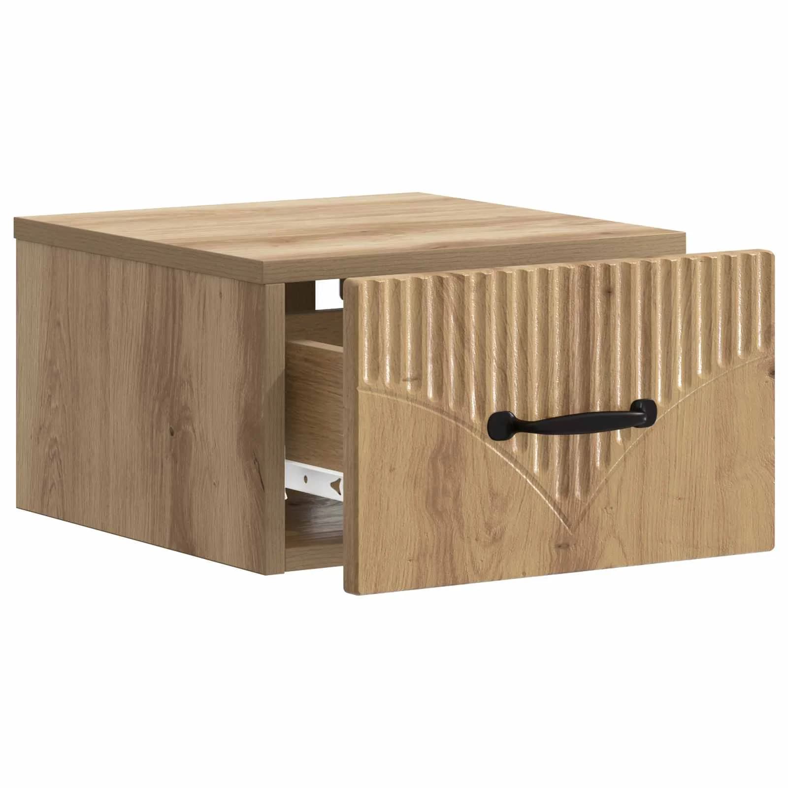 Stenski nočni omarici Artisan hrast 34,5 x 33 x 20 cm - slika 4