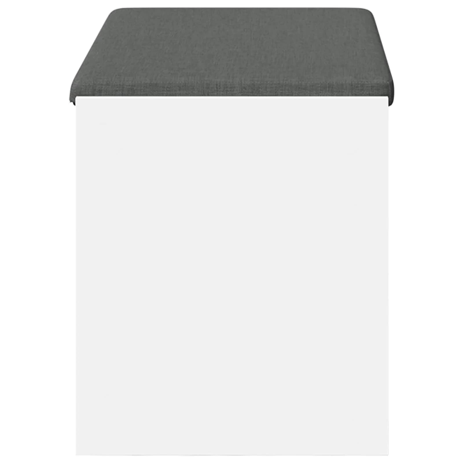 Haldna klop Bela 83 x 38 x 45 cm Oblikovan Les in Tkanina - slika 6