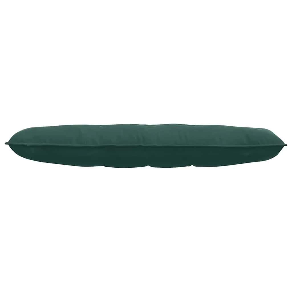 Poglavni vzglavnik Temno zelena 140 x 50 cm Žametna tkanina - slika 5