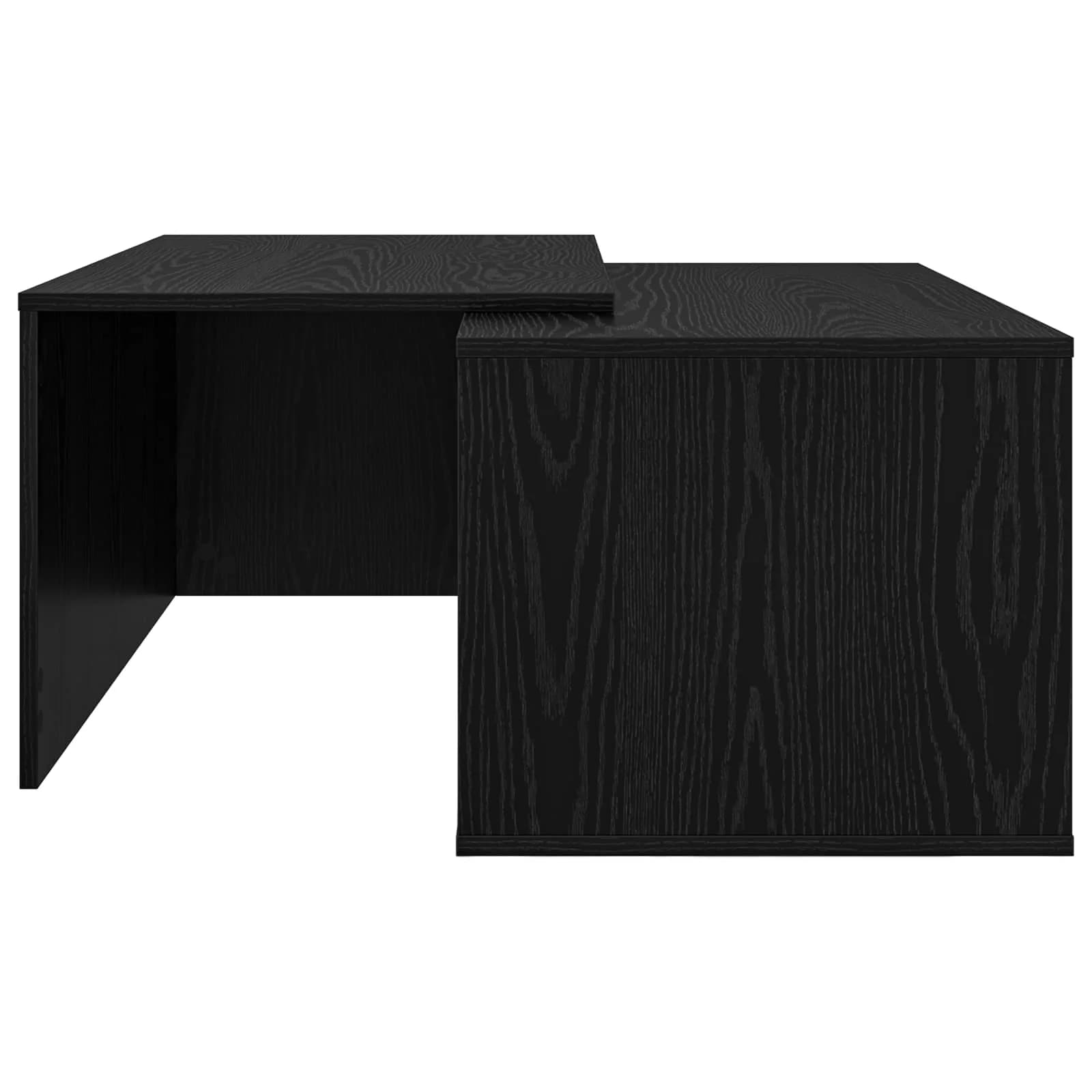 Set kavno mizico 2 kos Črna Orehovina 90 x 48 x 40 cm - slika 9