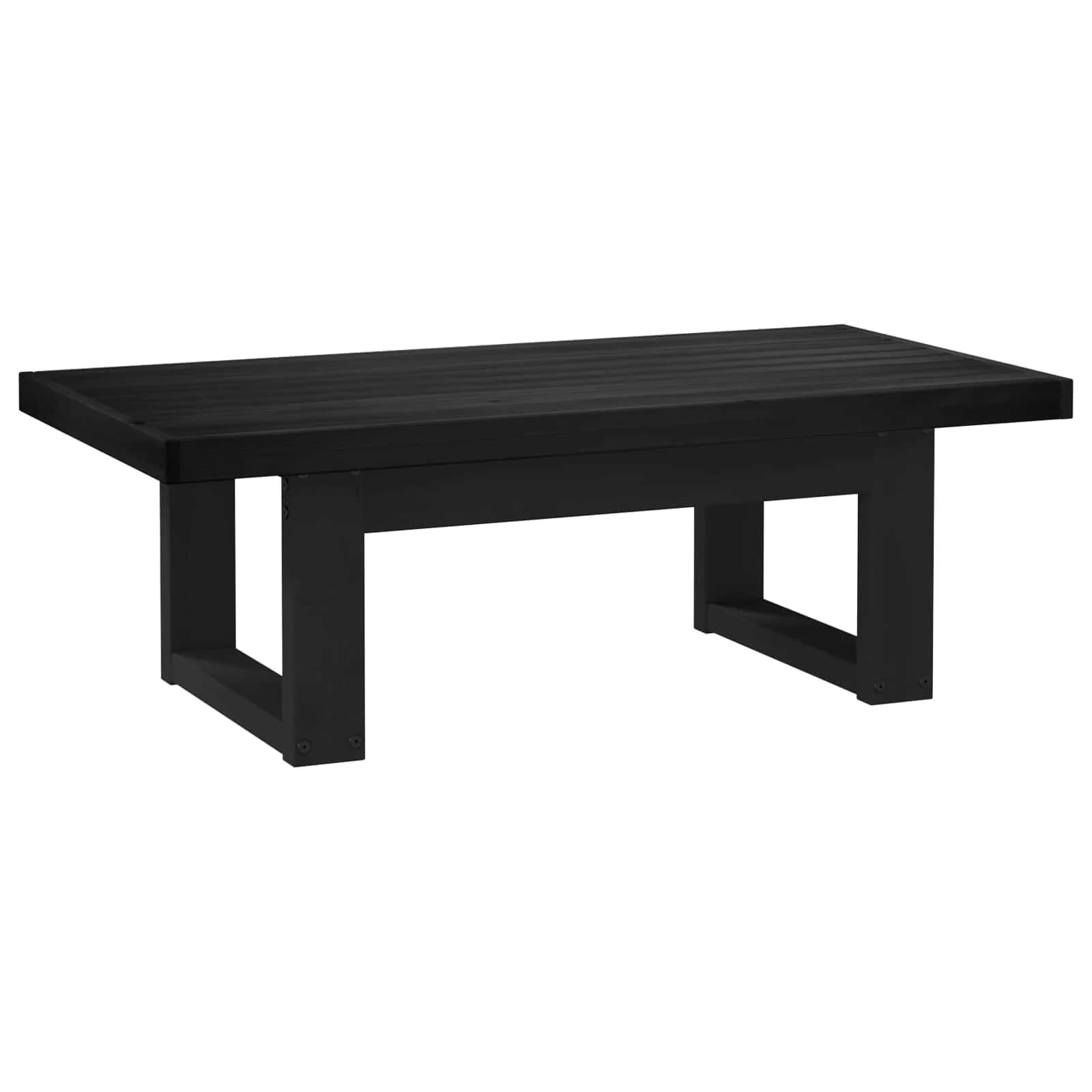 Klubska miza NOAIN Črna 119 x 60 x 40 cm Trdna borovina - slika 2