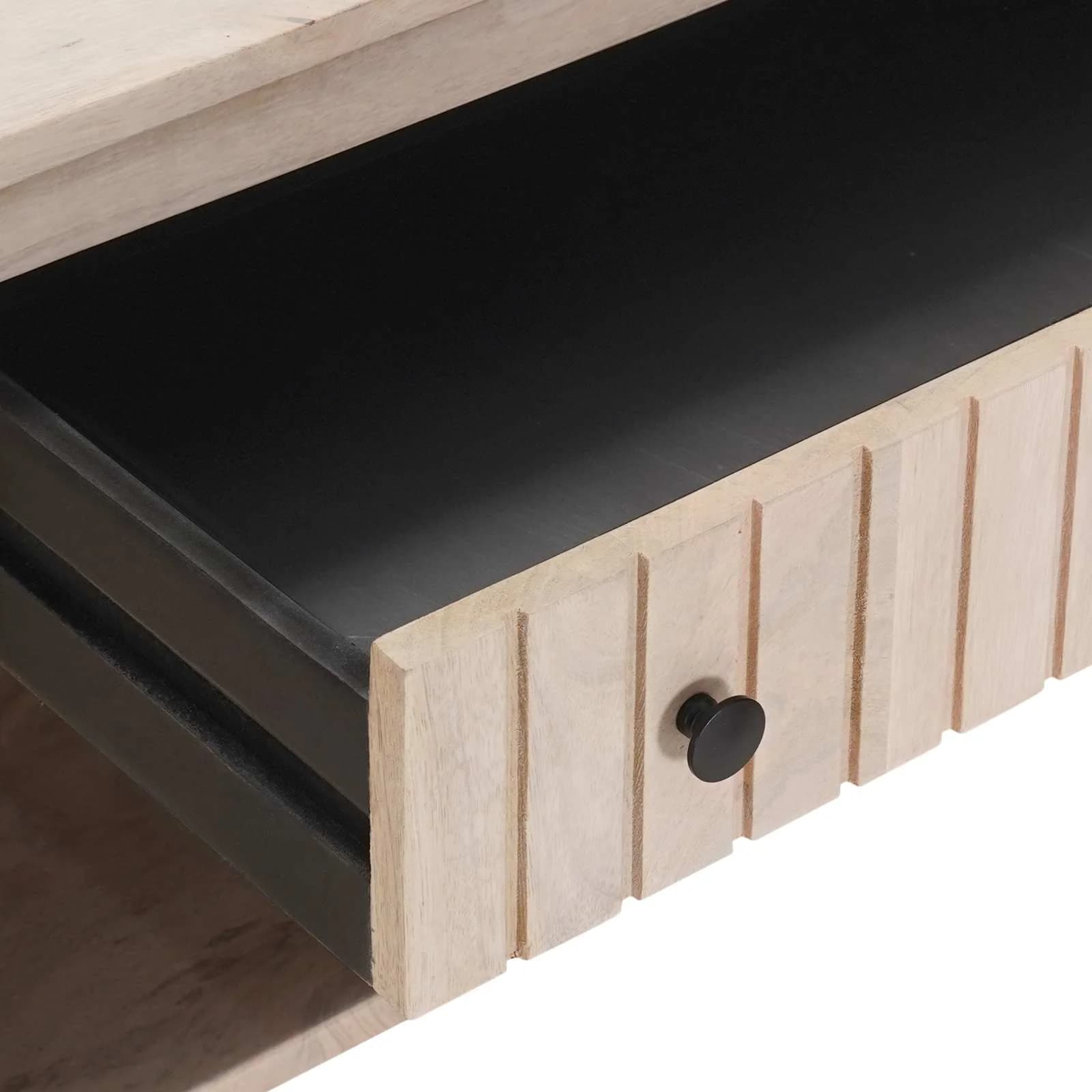 Klop za čevlje 85 x 37 x 48 cm Masivno mangovo les in vezan les - slika 9