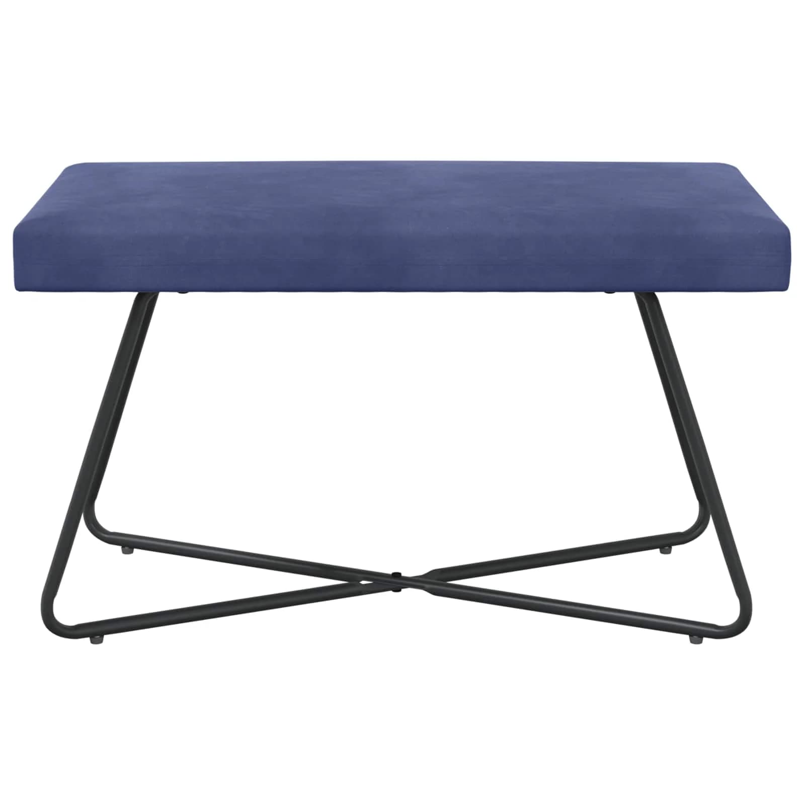 klop Policijska modra 80 x 40 x 45 cm Žamet - slika 5
