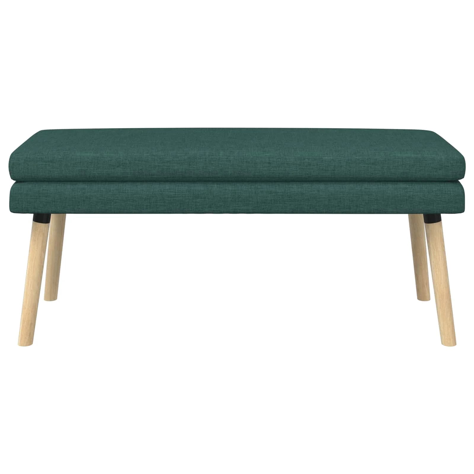 Dvojna klop Temno zelena 110 x 40 x 47 cm Blago - slika 5