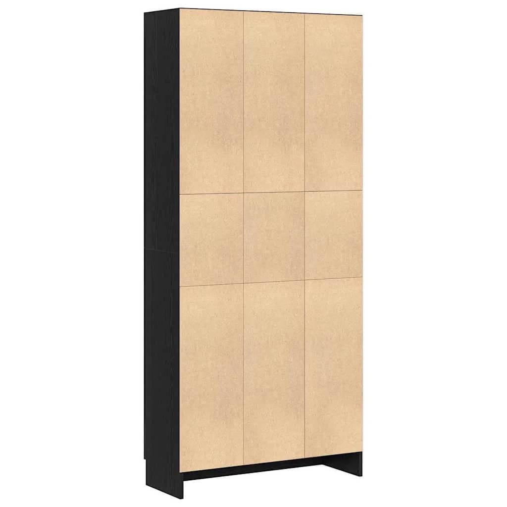 Knjigovni omar 4 nivojev 82,5 x 30,5 x 185 cm Inženirski les - slika 6