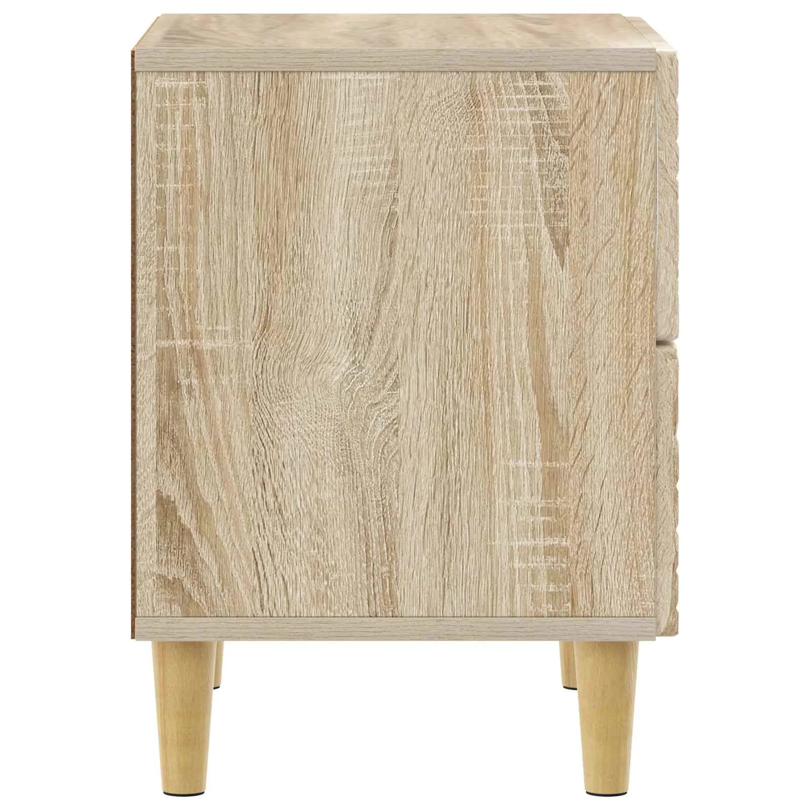 Nočna omarica Sonoma hrast 43 x 34,5 x 48 cm Inženirski les - slika 5
