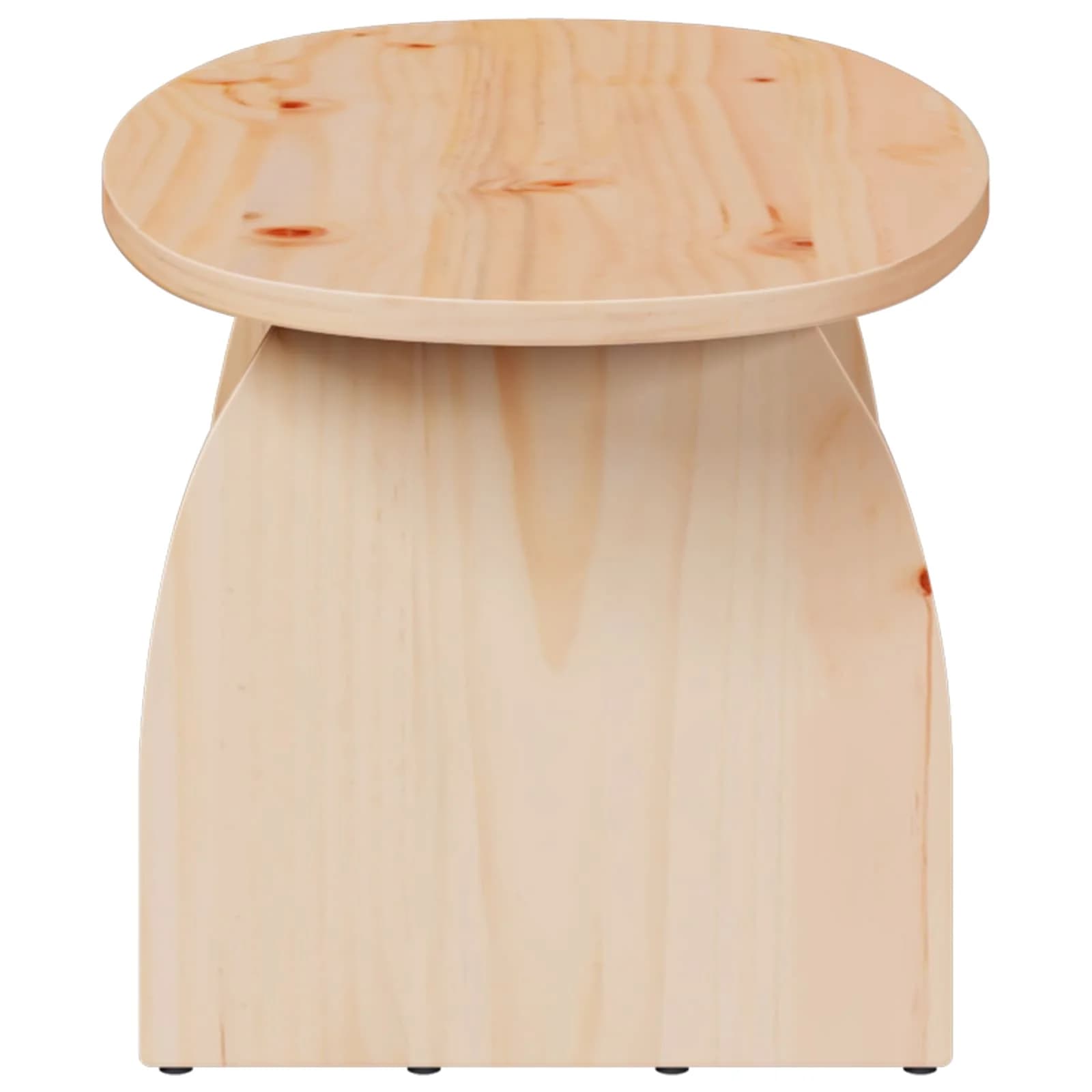Klubska miza Rjava 80 x 40 x 35 cm Masivno borovo les - slika 7