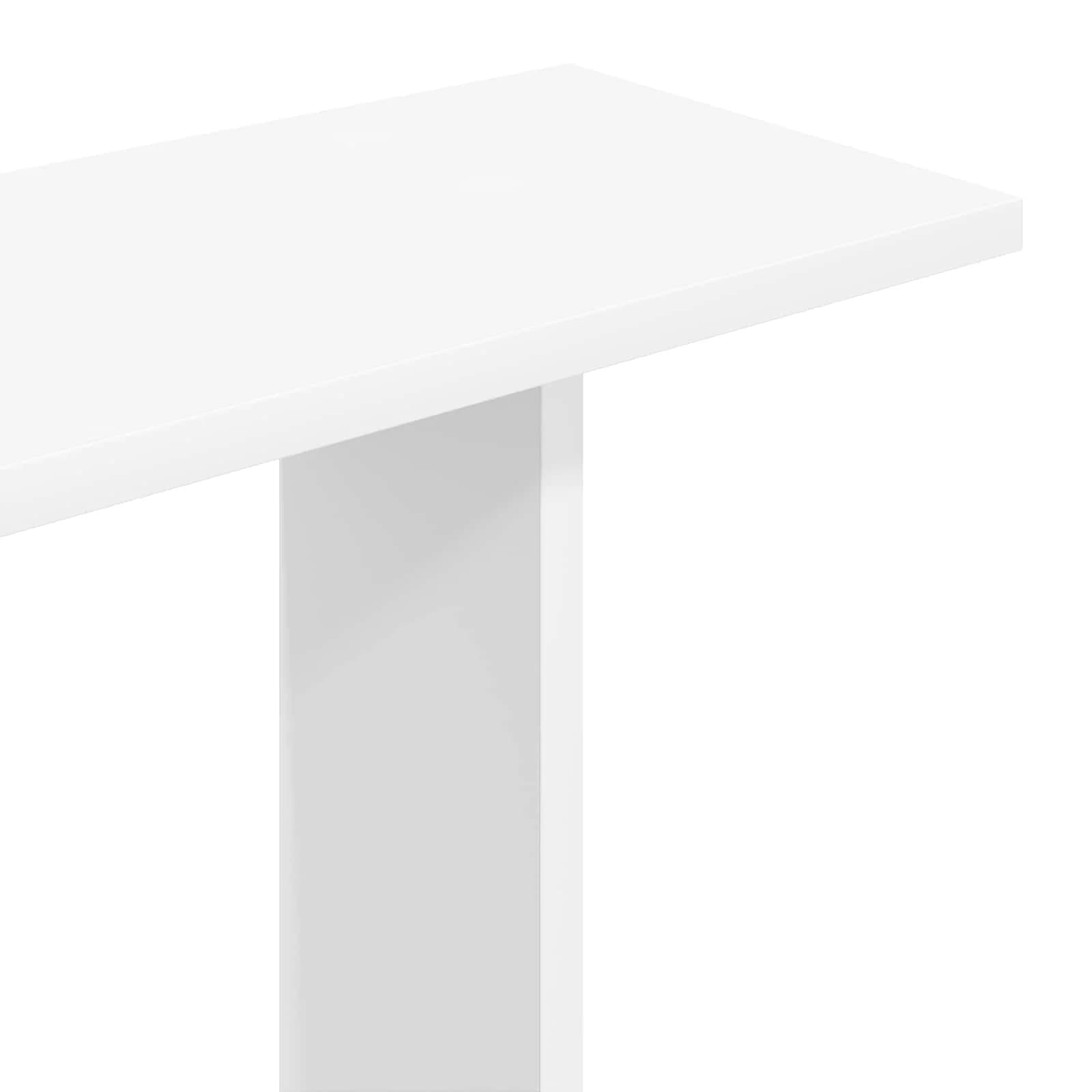 Stenska polica Montaža za steno Bela 100 x 20 x 75 cm - slika 7