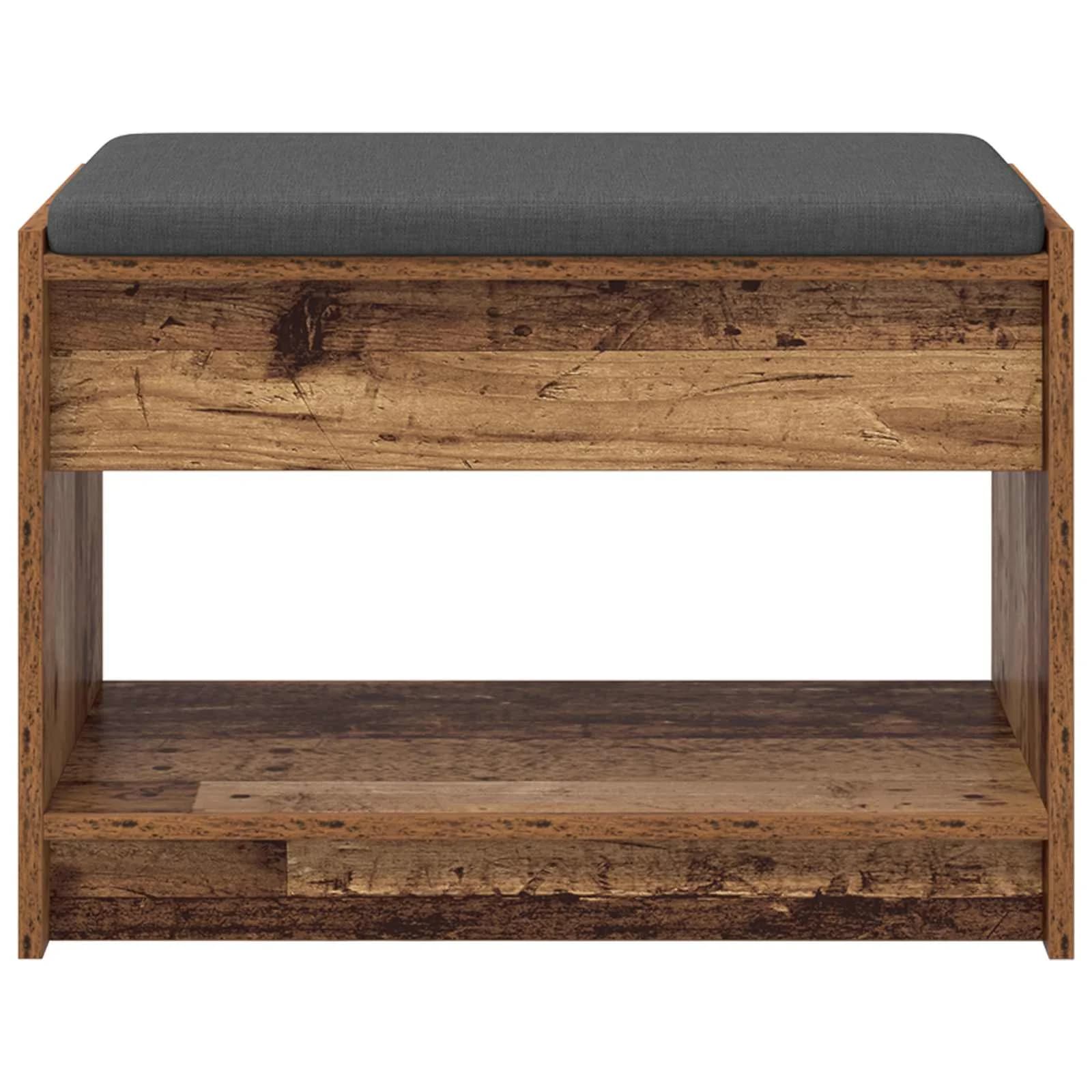 Haldna klop Star les 63 x 38 x 45 cm Oblikovan Les in Tkanina - slika 5