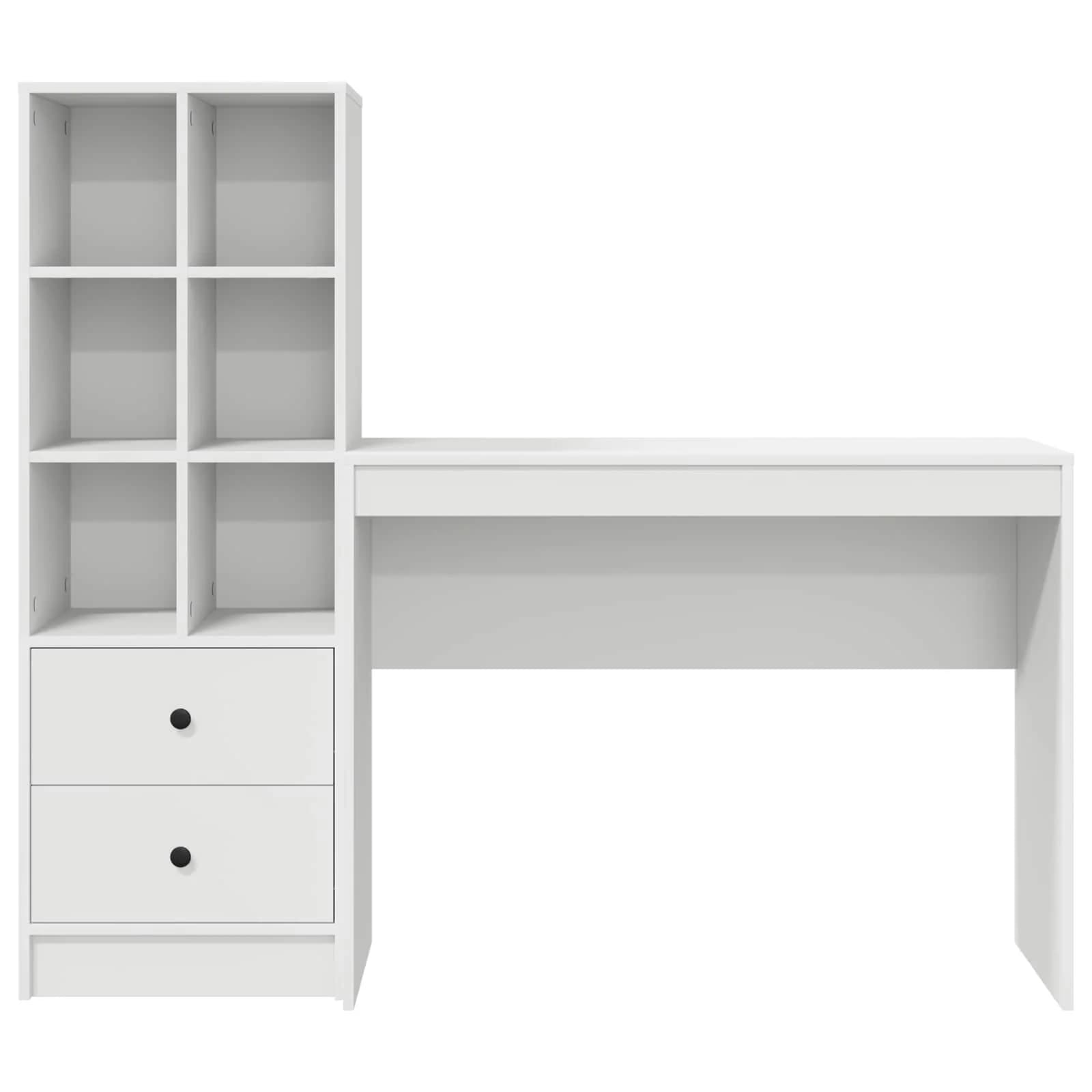 Miza Bela 145,5 x 40 x 127 cm 2 kos - slika 8