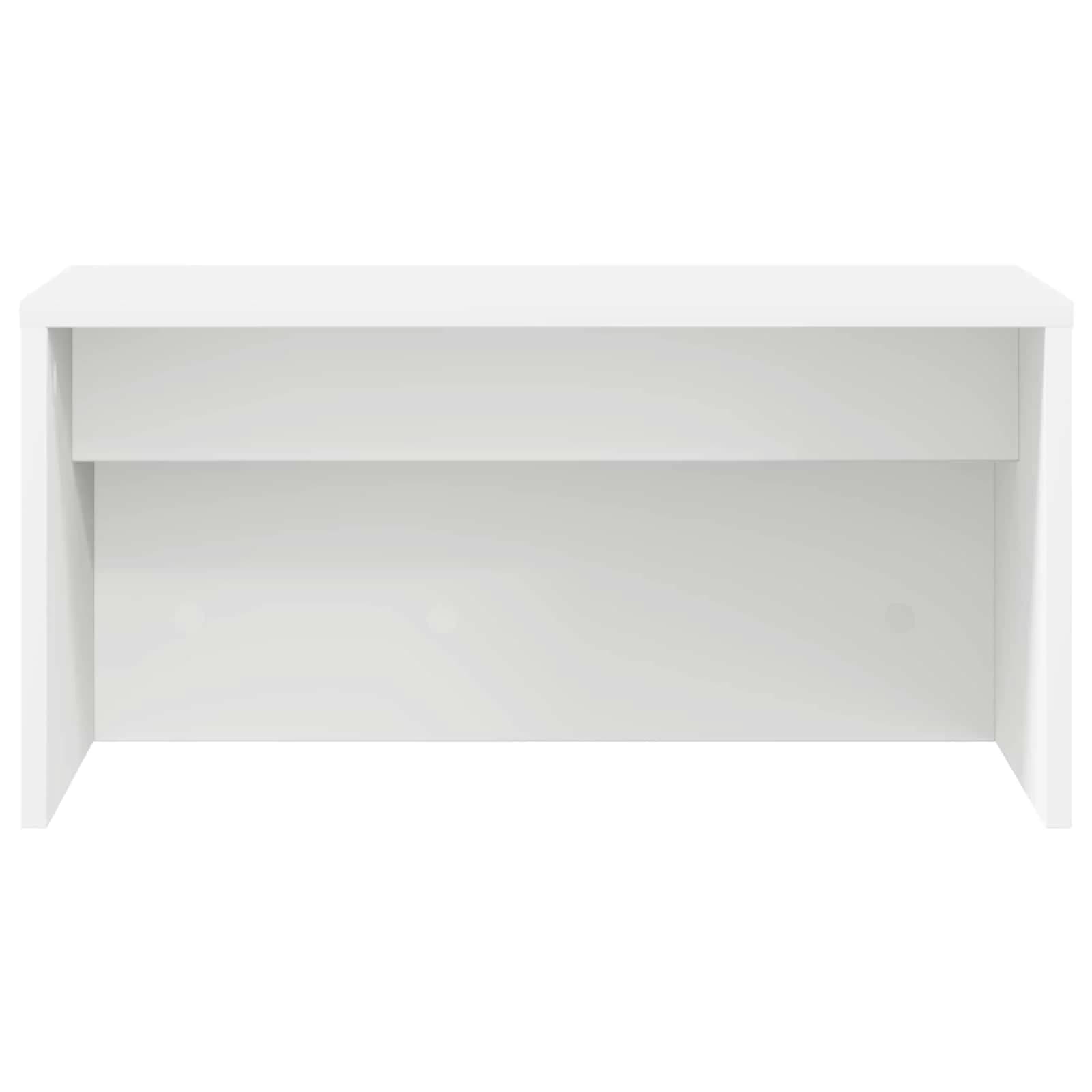 Stenska miza Bela Inženirski les 60 x 45 x 30 cm - slika 5