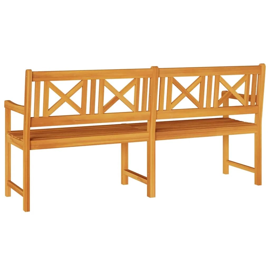 Zunanja klop Naravna 180 x 56 x 90 cm Masiven les akacije - slika 6