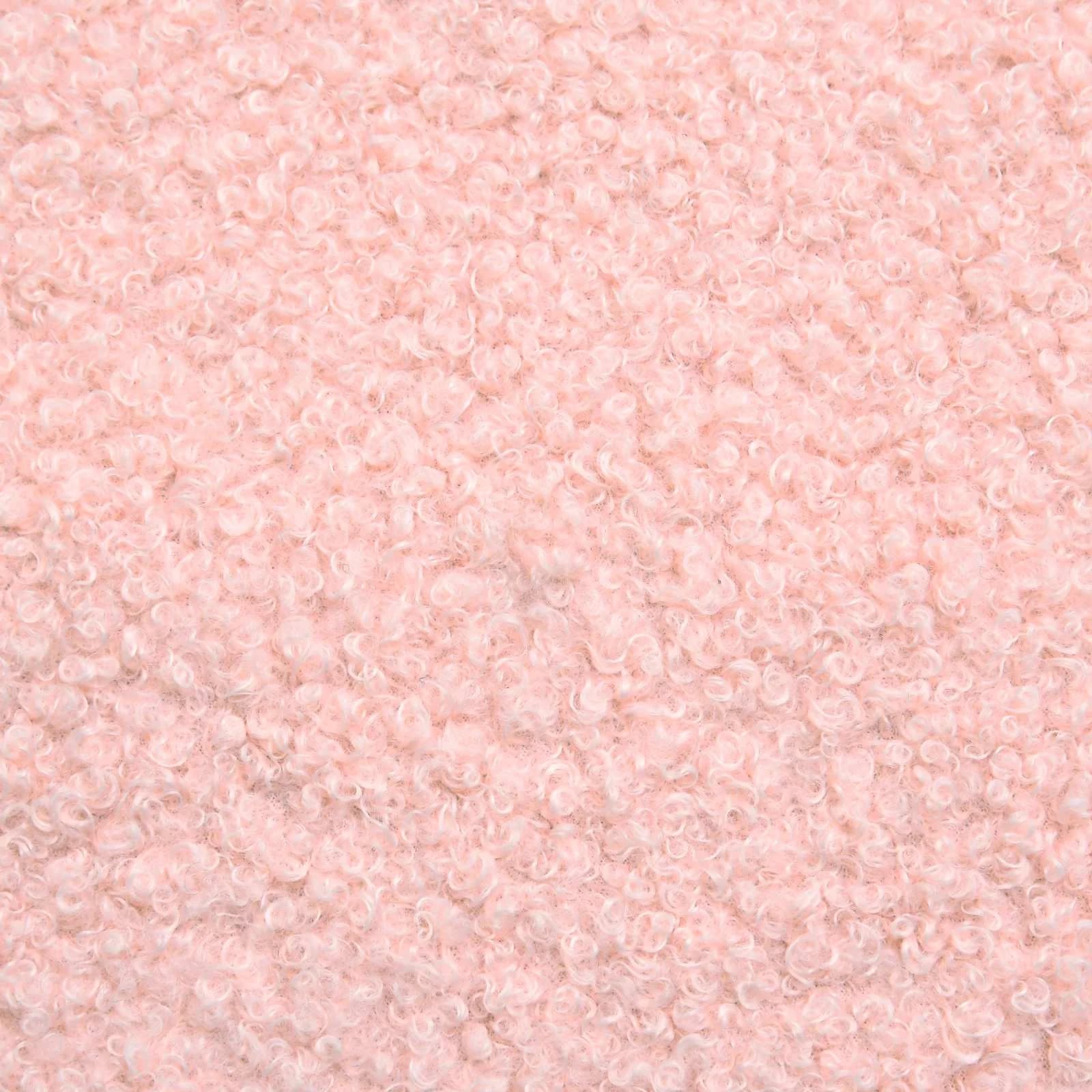 Oblazinjena klop z naslonom Roza 110 x 60 x 76 cm Bouclé - slika 7