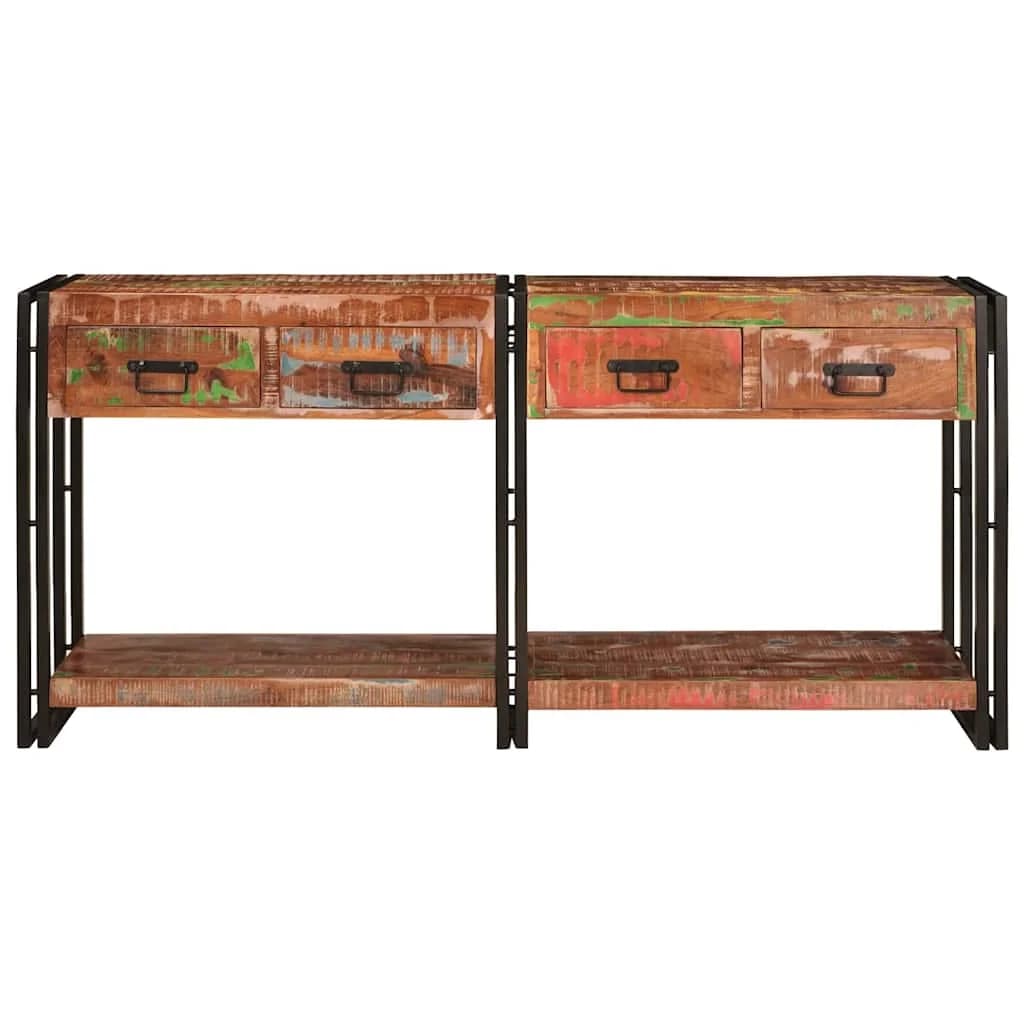 Konzolne mizice 2 kos večbarvno 161 x 33 x 75 cm - slika 4
