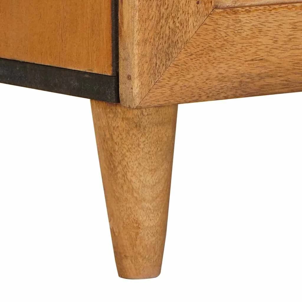 Nočna omarica Svetlo rjava 50 x 33 x 60 cm Inženirski les - slika 8