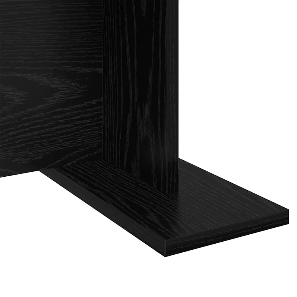 Klubska miza Črni hrast 103.5 x 60 x 40 cm Inženirski les - slika 8