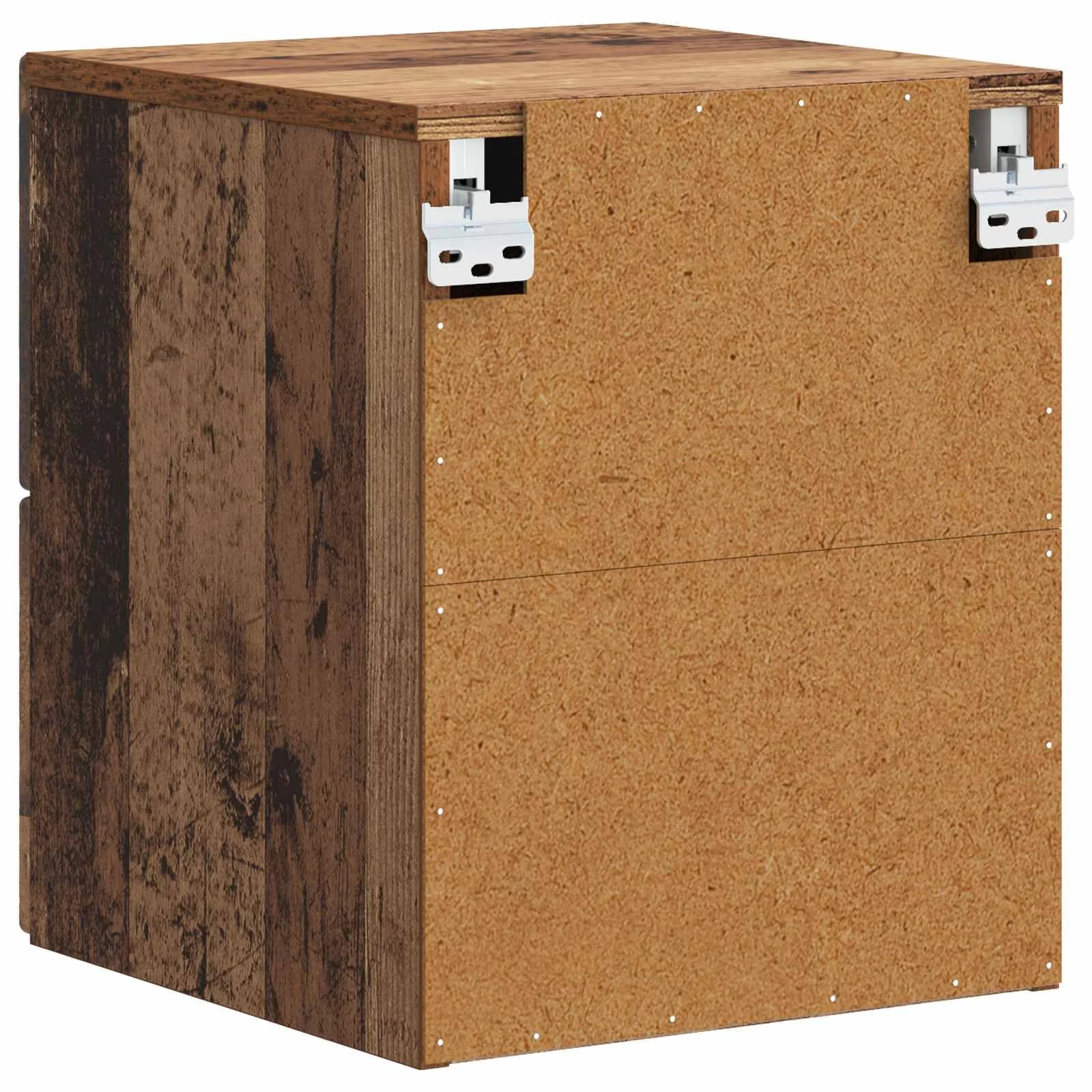 Stenski nočni omarici Star les 34,5 x 33 x 40 cm Inženirski les - slika 6