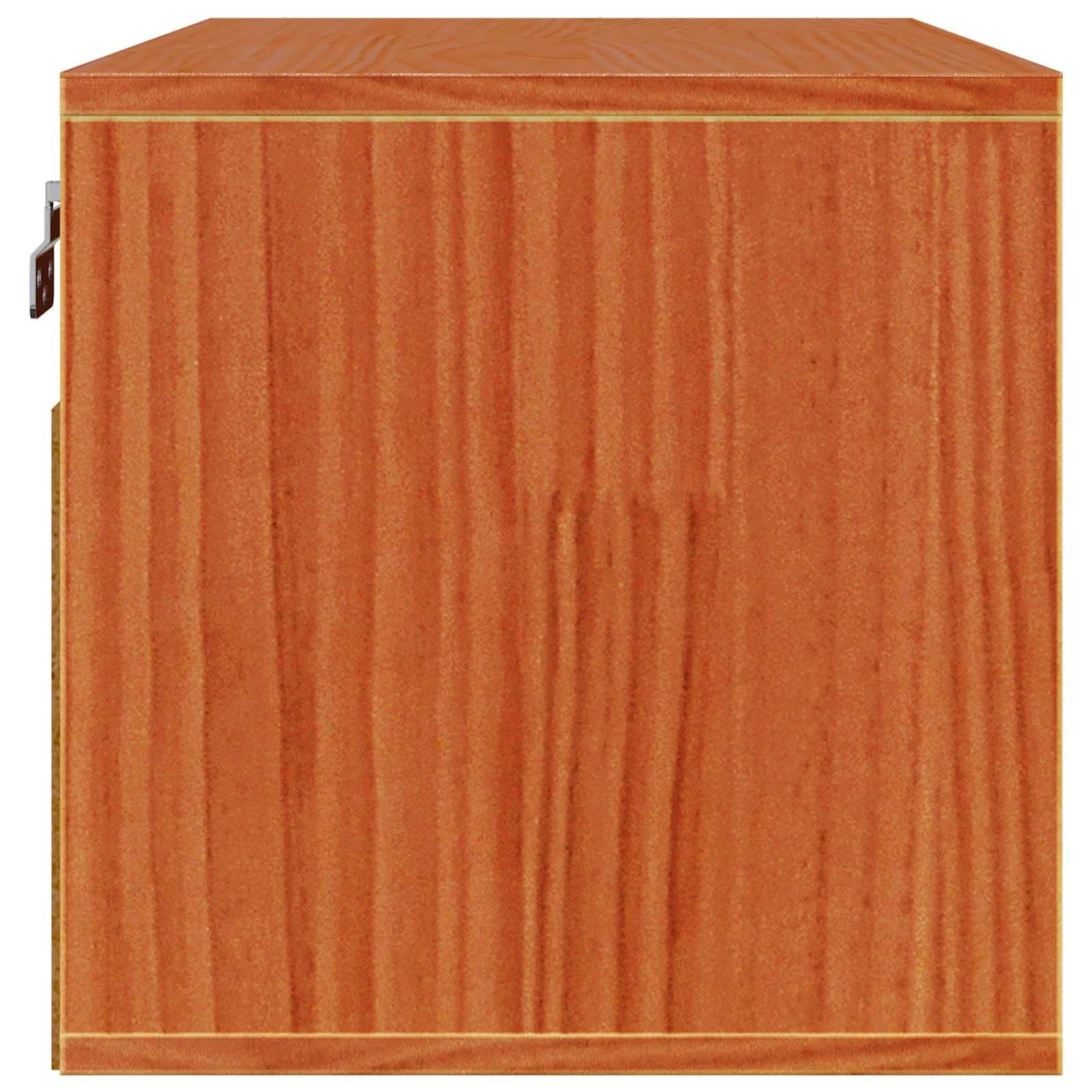 Omarica na steni s polico z vrati Voskast rjav 60 x 30 x 30 cm - slika 7
