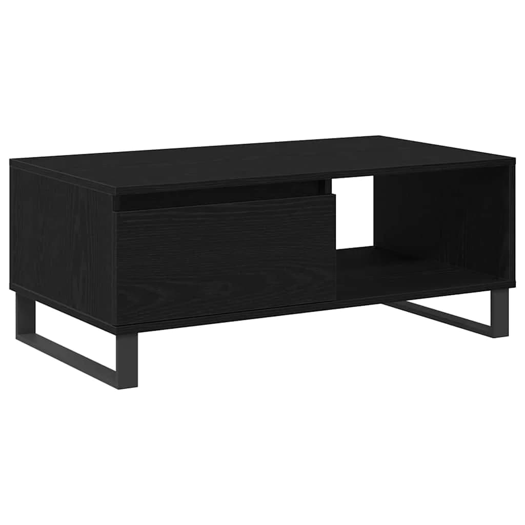 Klubska miza Črna Orehovina 90 x 50 x 36,5 cm Inženirski les - slika 2