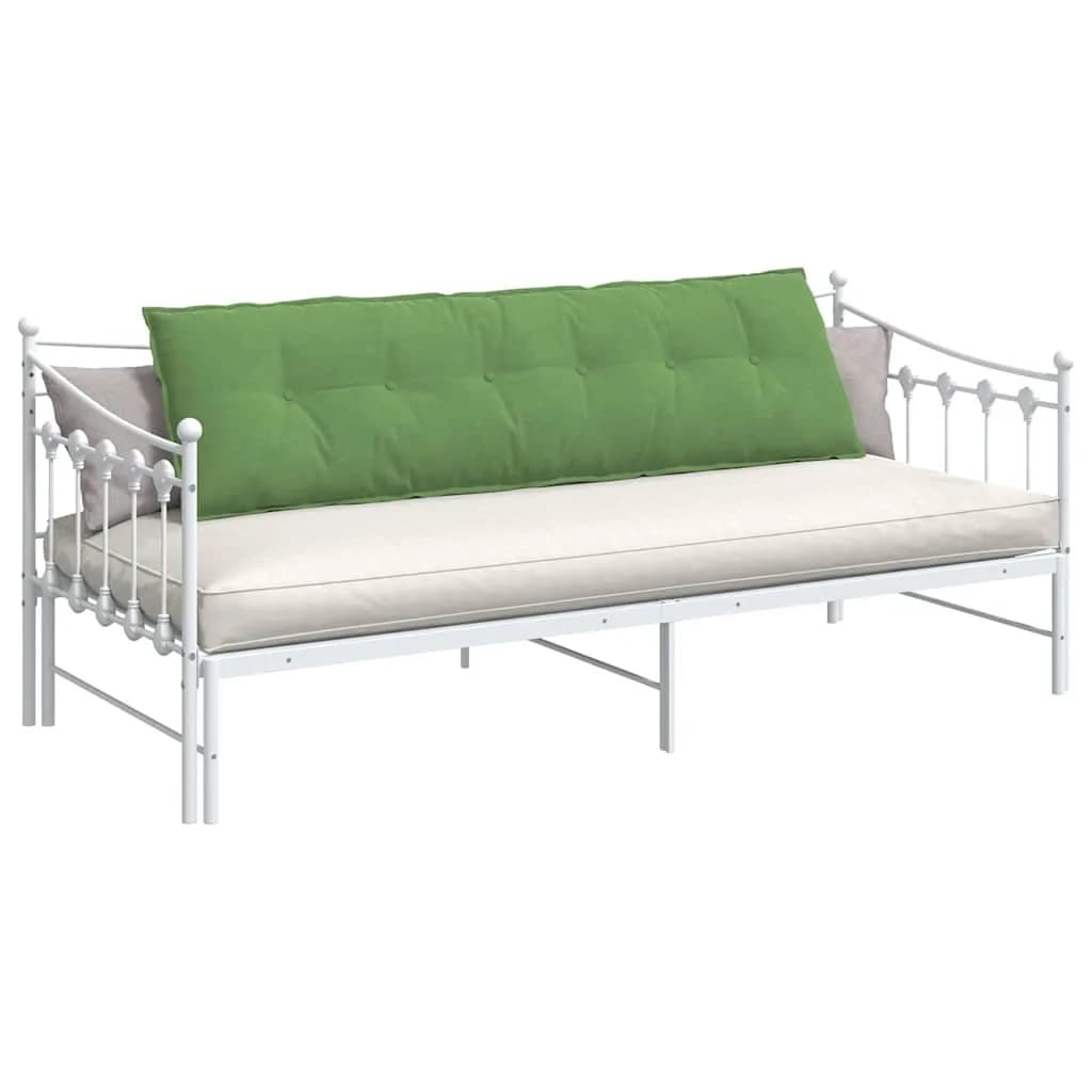 Poglavni vzglavnik Svetlo zelena 180 x 50 cm Žametna tkanina - slika 3