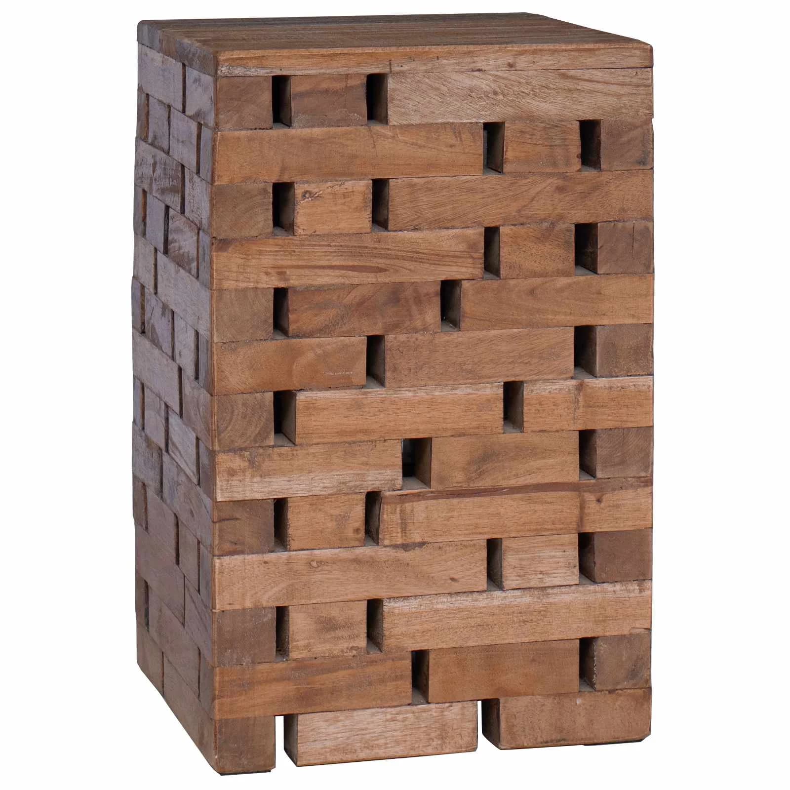 Stolica Naravna 29 x 29 x 48 cm Trden predelan les - slika 2