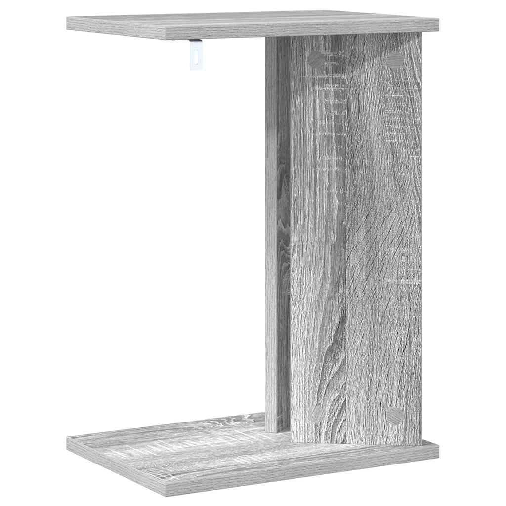 Stranska miza Siva Sonoma 35 x 25 x 50 cm Inženirski les - slika 7