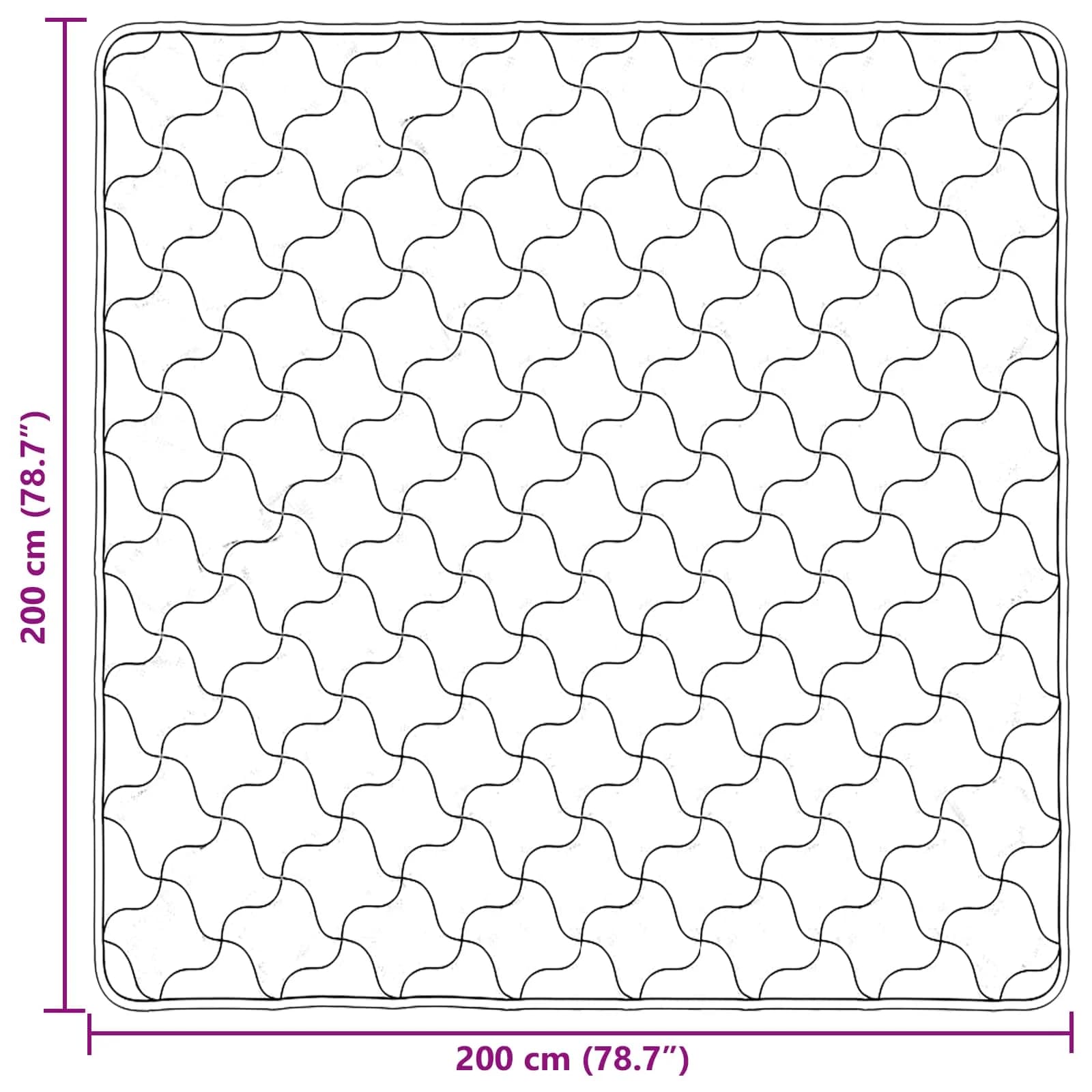 Zimska posteljnina Šonerisan Svetlo siva 200 x 200 cm - slika 10