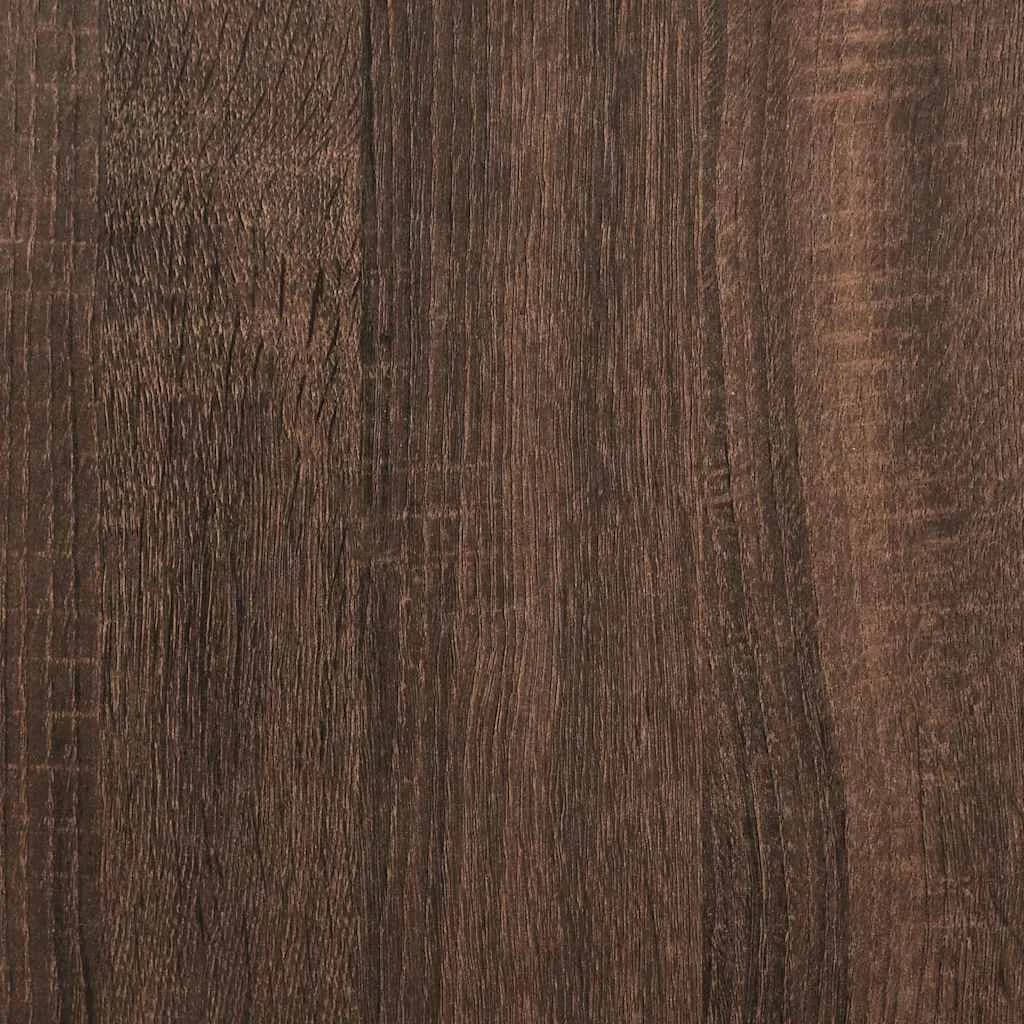 Nočna omarica Rjav hrast 41 x 31 x 76 cm Inženirski les - slika 12