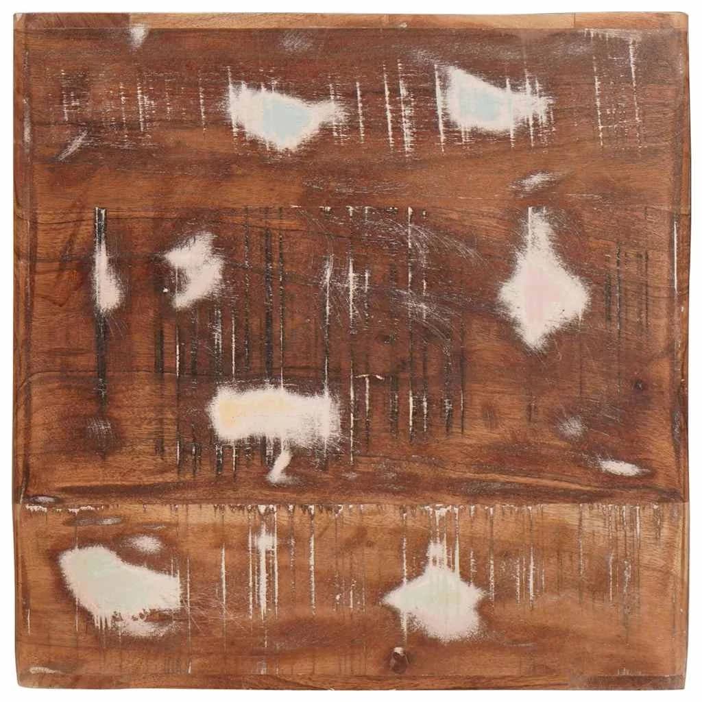 Stranska miza Rjava 40 x 40 x 49 cm Trdna obnovljena les - slika 6