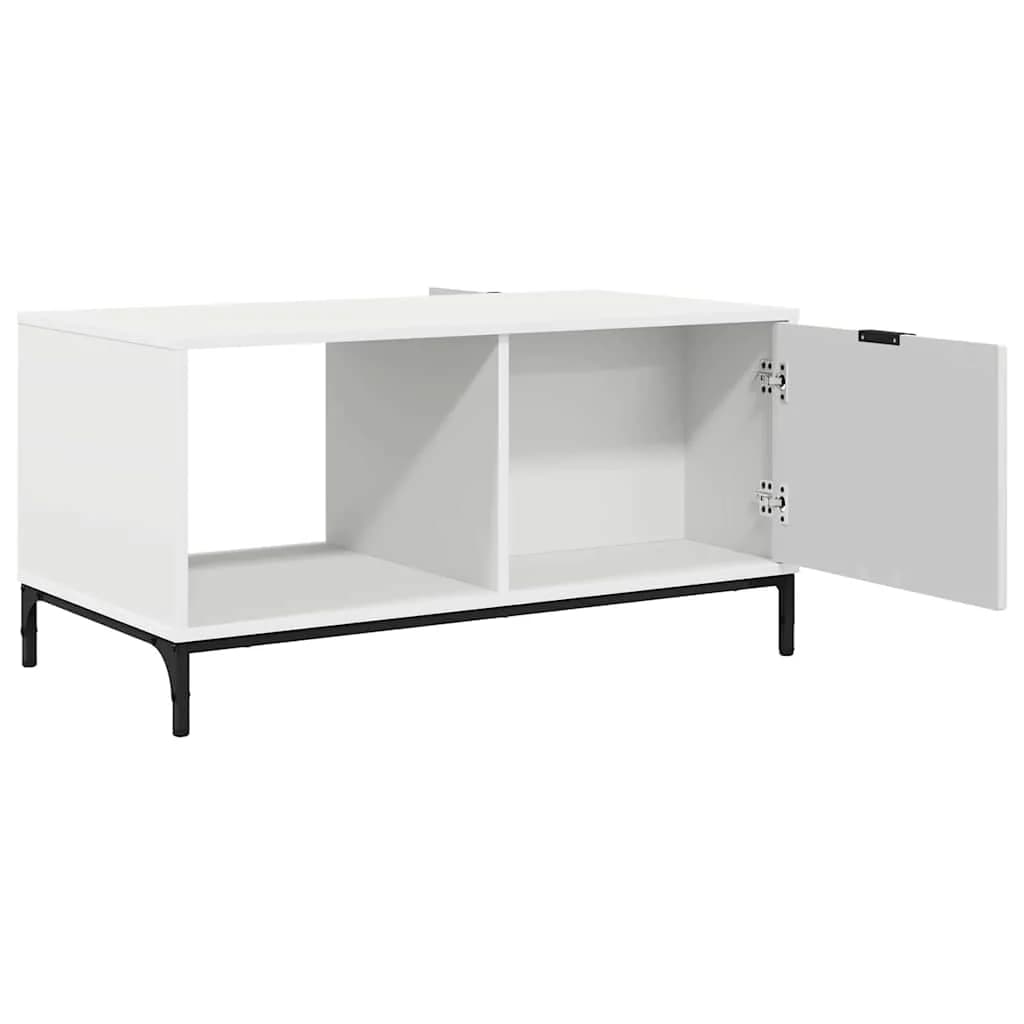 Klubska miza Bela 90 x 49 x 46 cm Inženirski les - slika 5