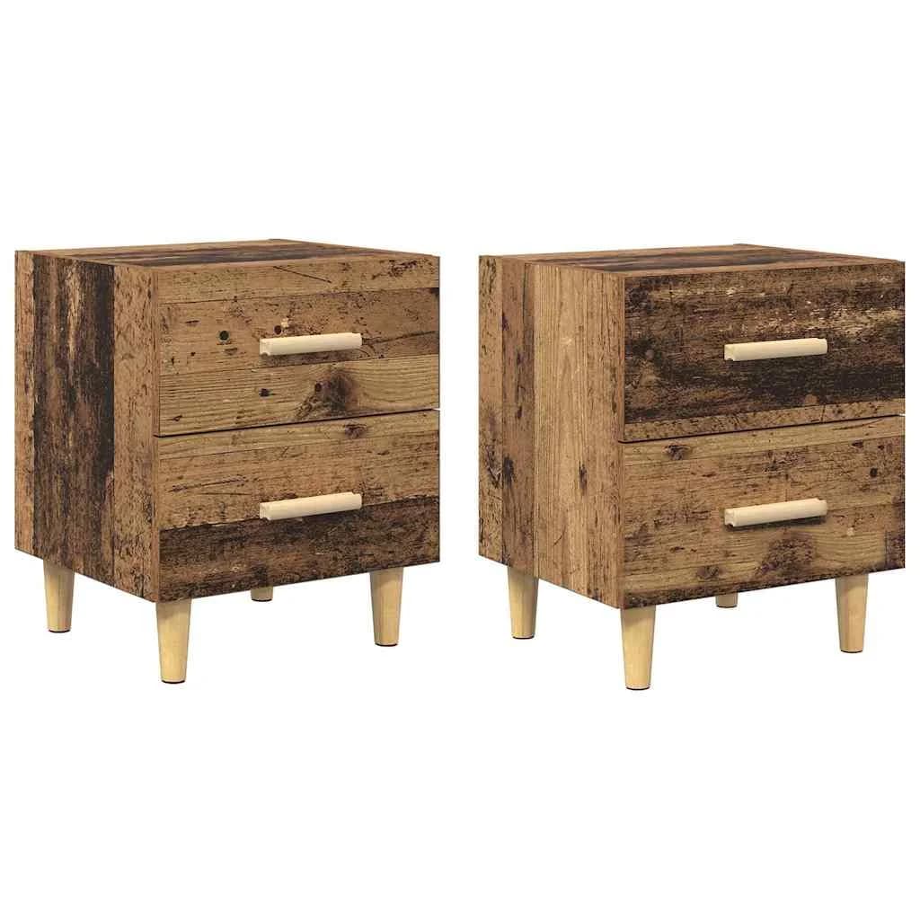 Posteljna omarica 2 kos Star les 40 x 35 x 47.5cm - slika 2