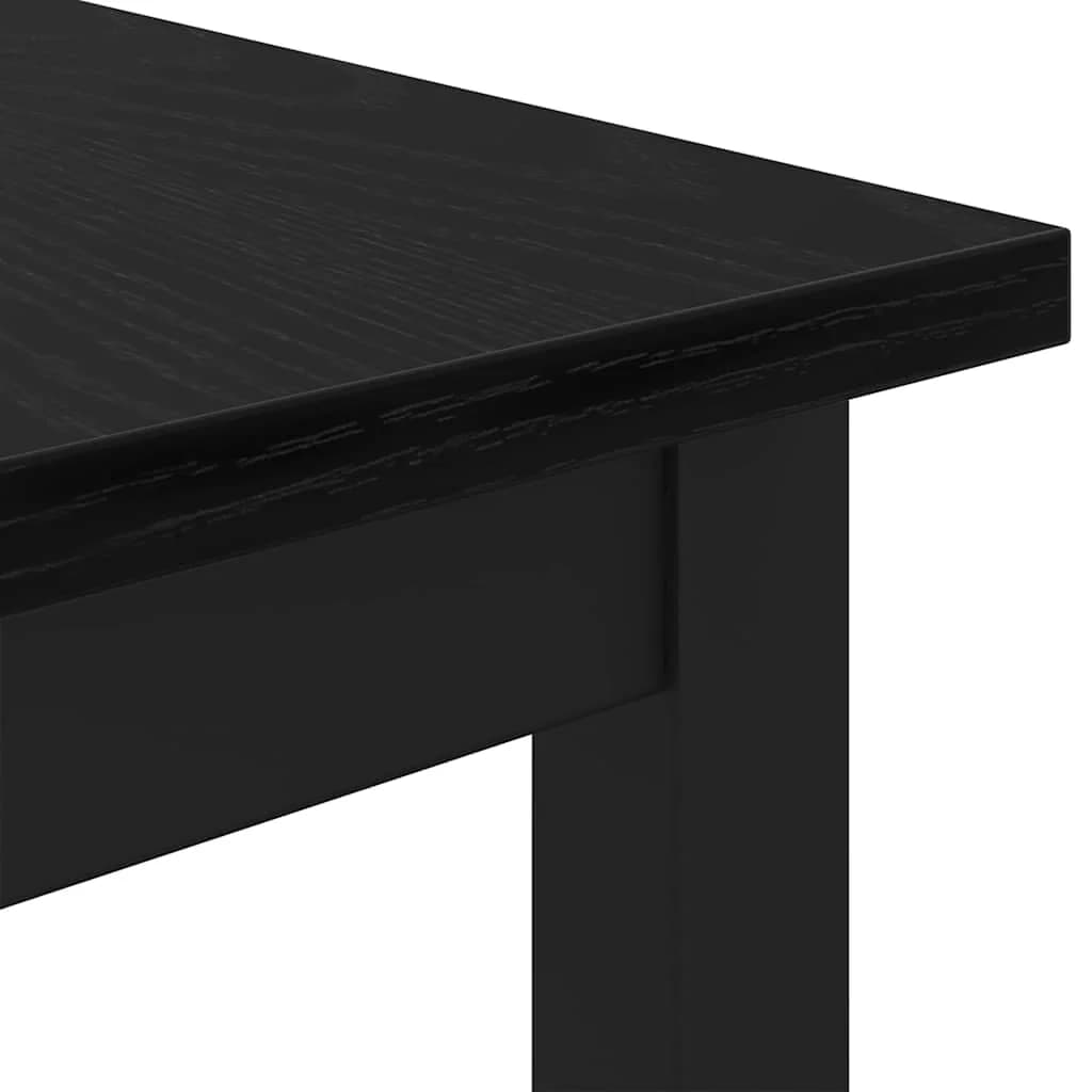 miza Črna Orehovina 100 x 50 x 76,5 cm Inženirski les in jeklo - slika 5