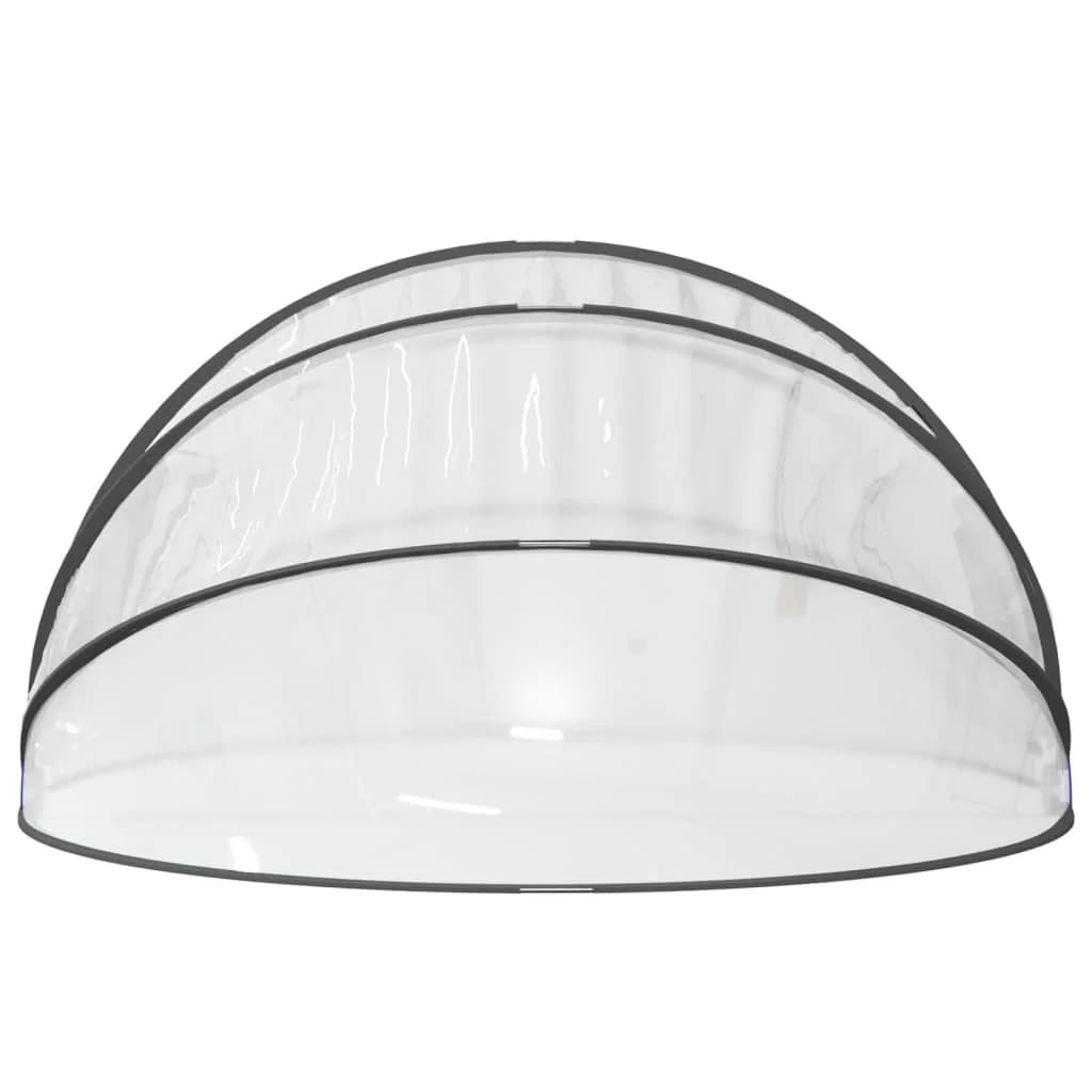 Kupola za bazen okrogla 406x203 cm PVC - slika 5