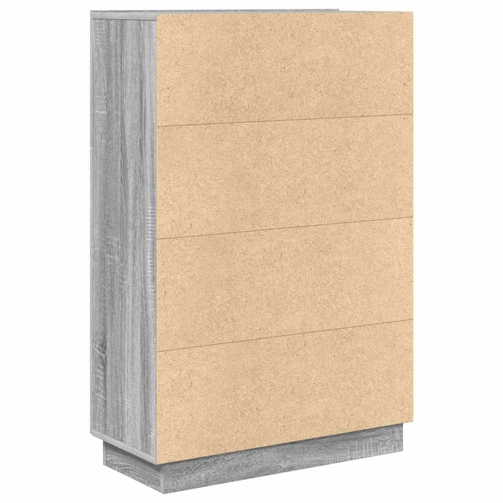 Miza Siva Sonoma Inženirski les 71.5 x 31.5 x 106.5 cm - slika 8