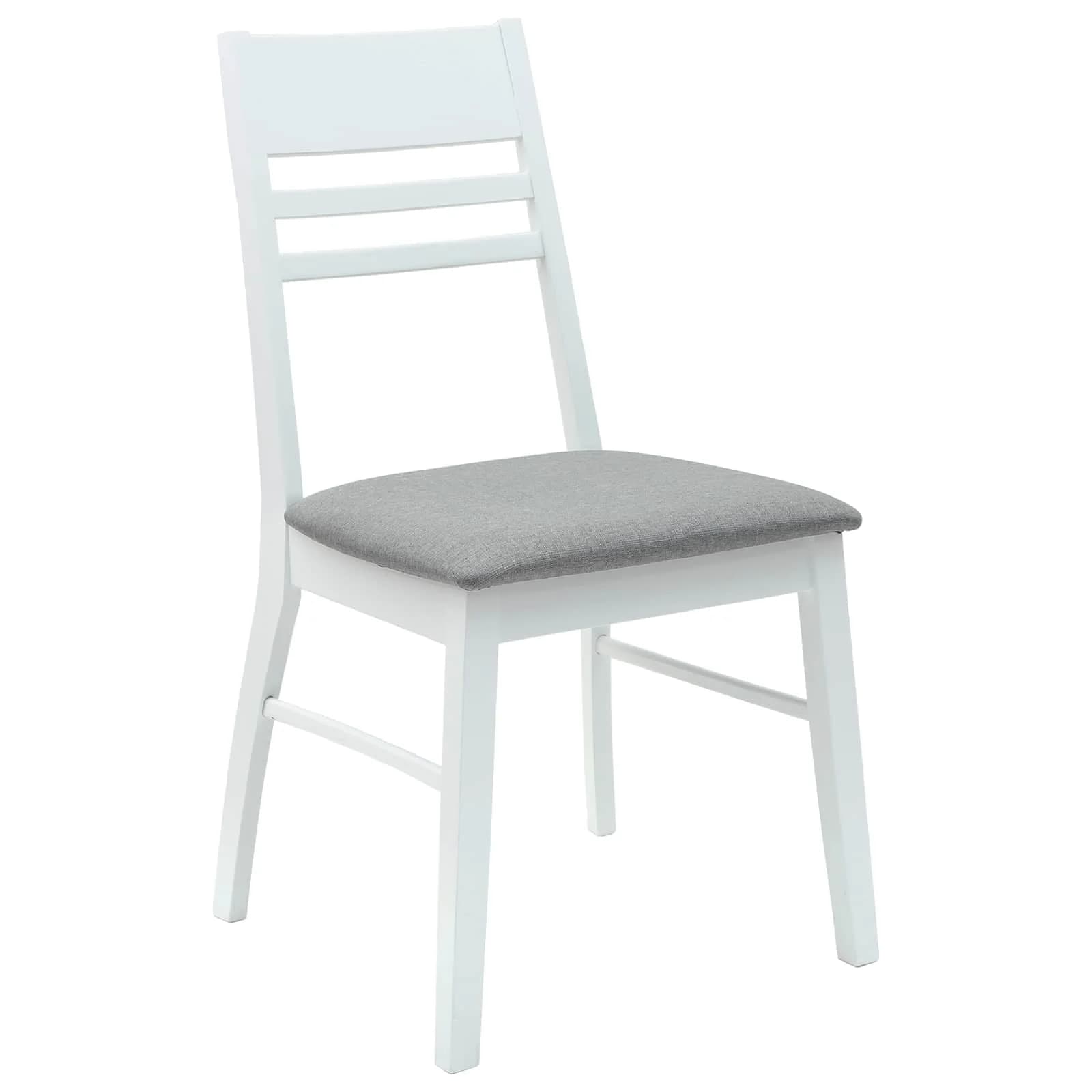 Jedilni stoli 2 kos Masivno gumovo les Bela 43 x 54 x 89 cm - slika 4