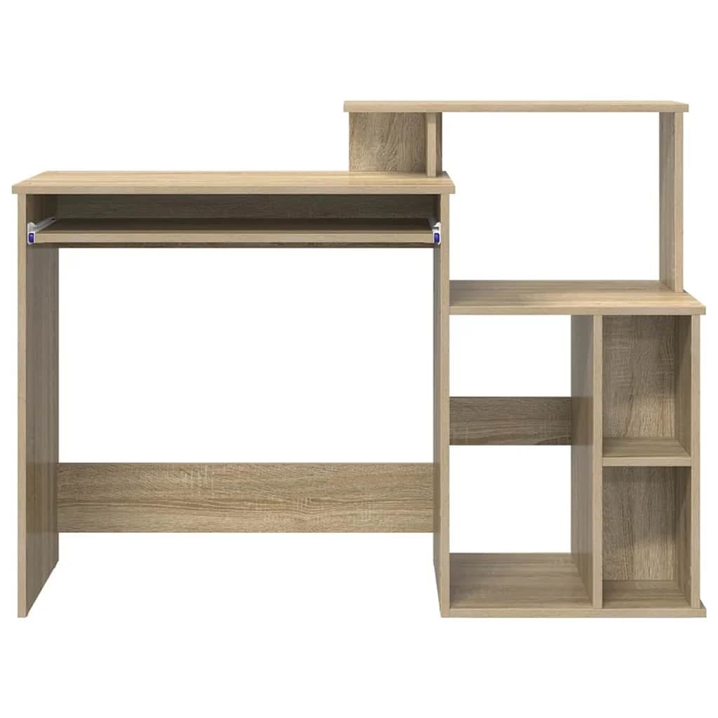Miza Sonoma hrast Inženirski les 120,5 x 44 x 88,5 cm - slika 6