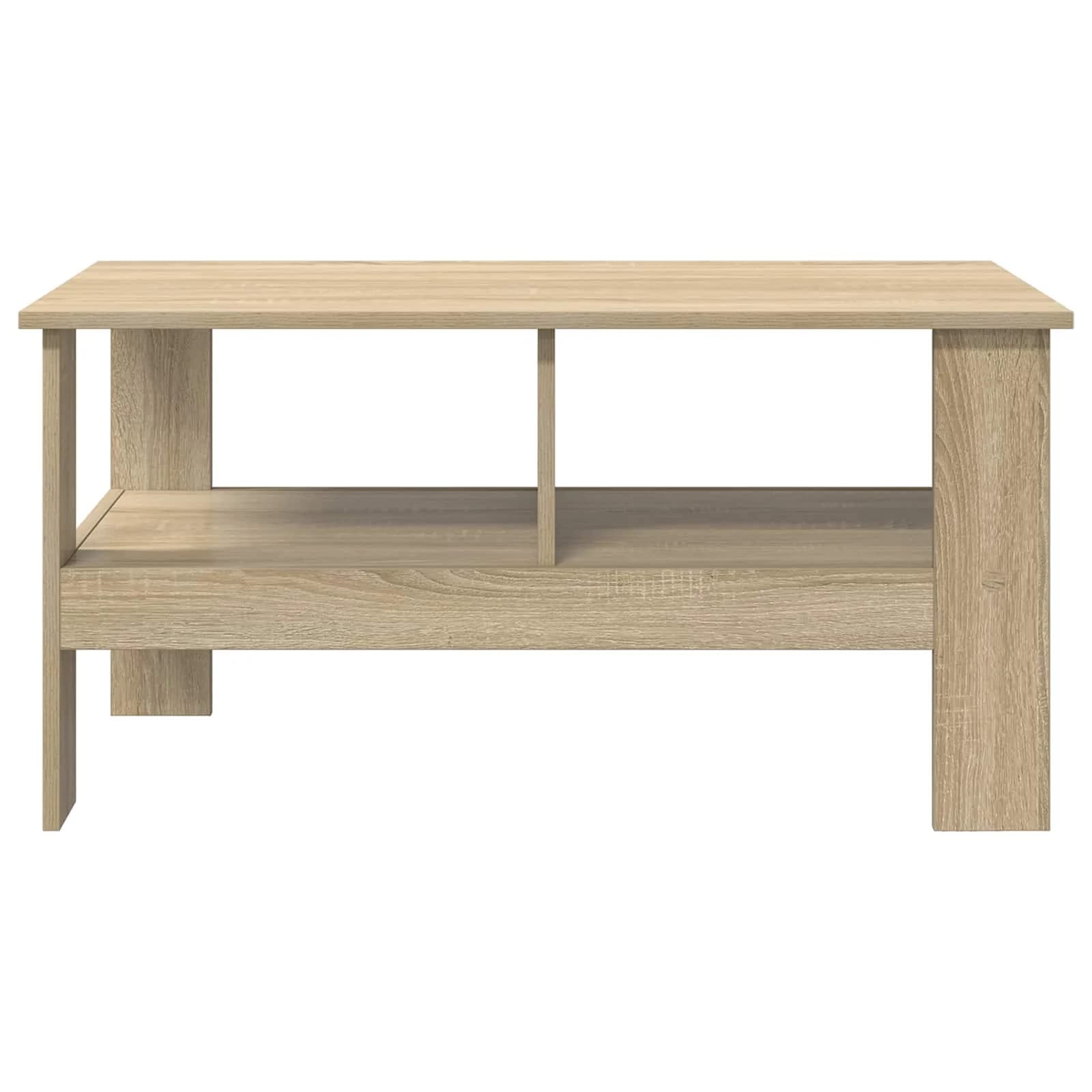 Klubska miza Sonoma hrast 90 x 50 x 45 cm Inženirski les - slika 5