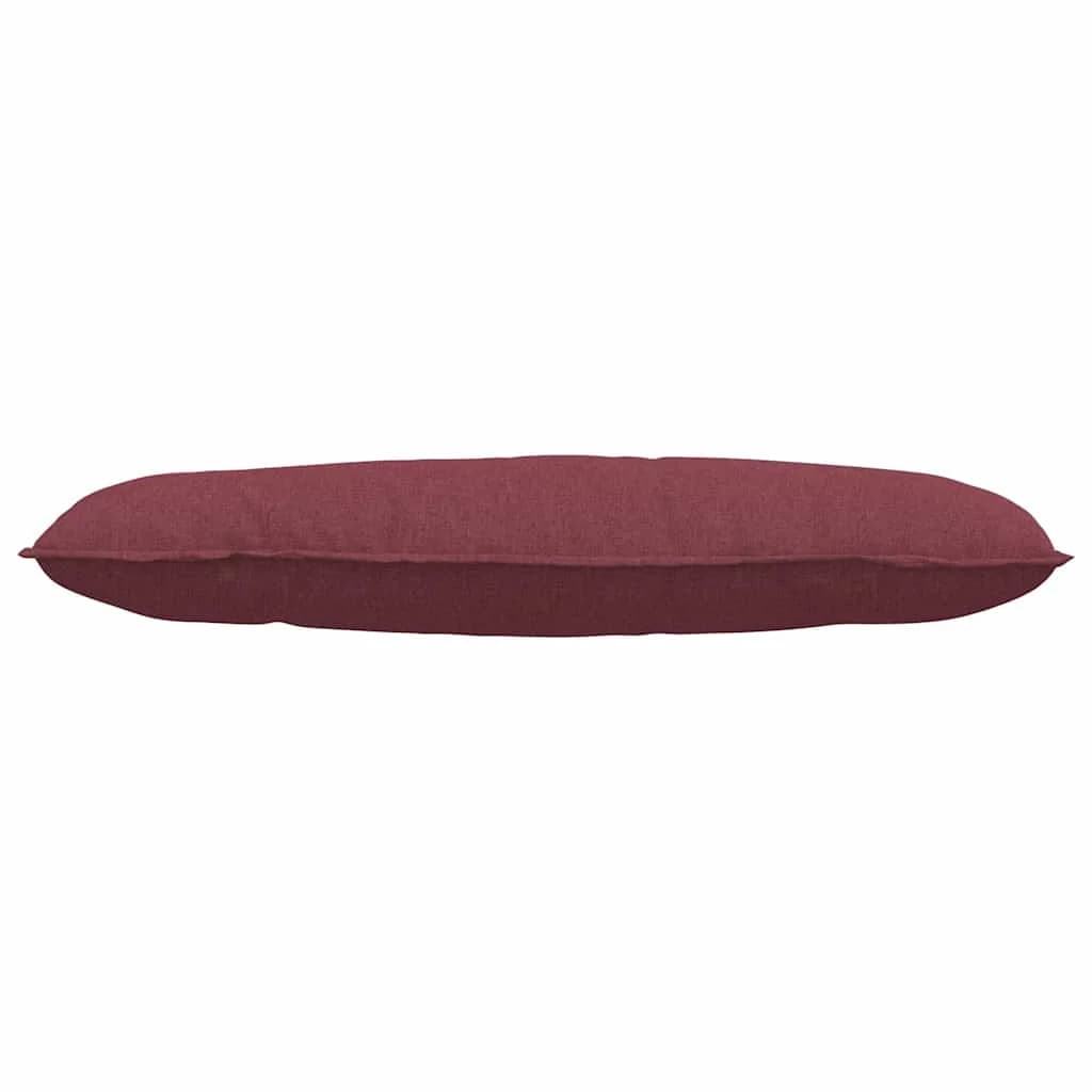 Poglavni vzglavnik Vinorodna rdeča 120 x 19 x 50 cm blago - slika 5