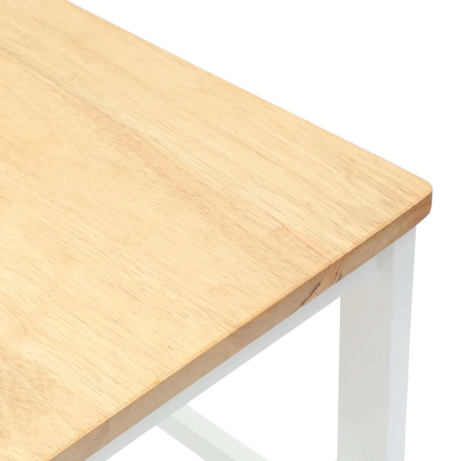 Jedilni stoli 2 kos Masivno gumovo les Bela 40 x 47,5 x 99,5 cm - slika 9