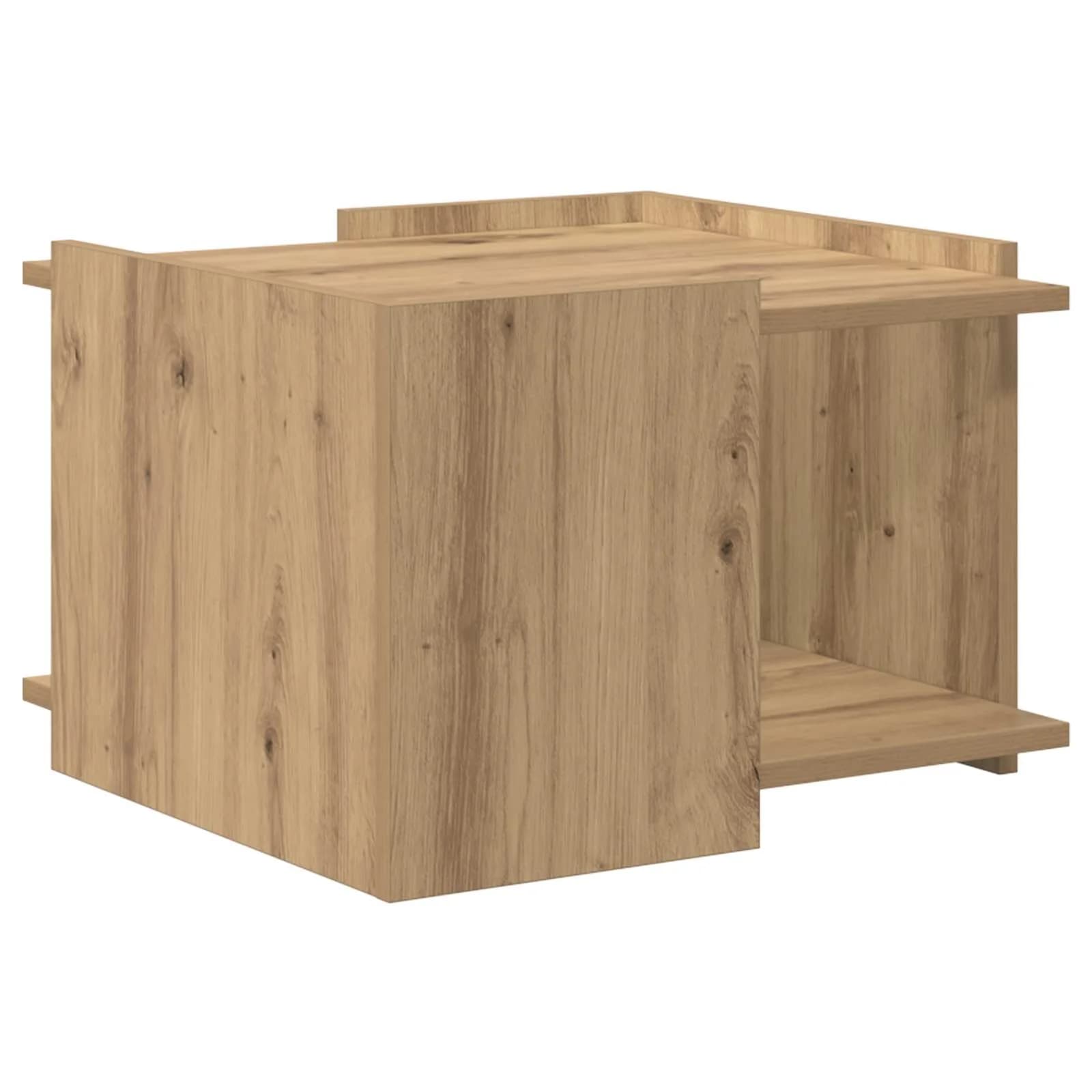 Klubska miza Artisan hrast 50,5 x 50 x 33 cm Inženirski les - slika 7