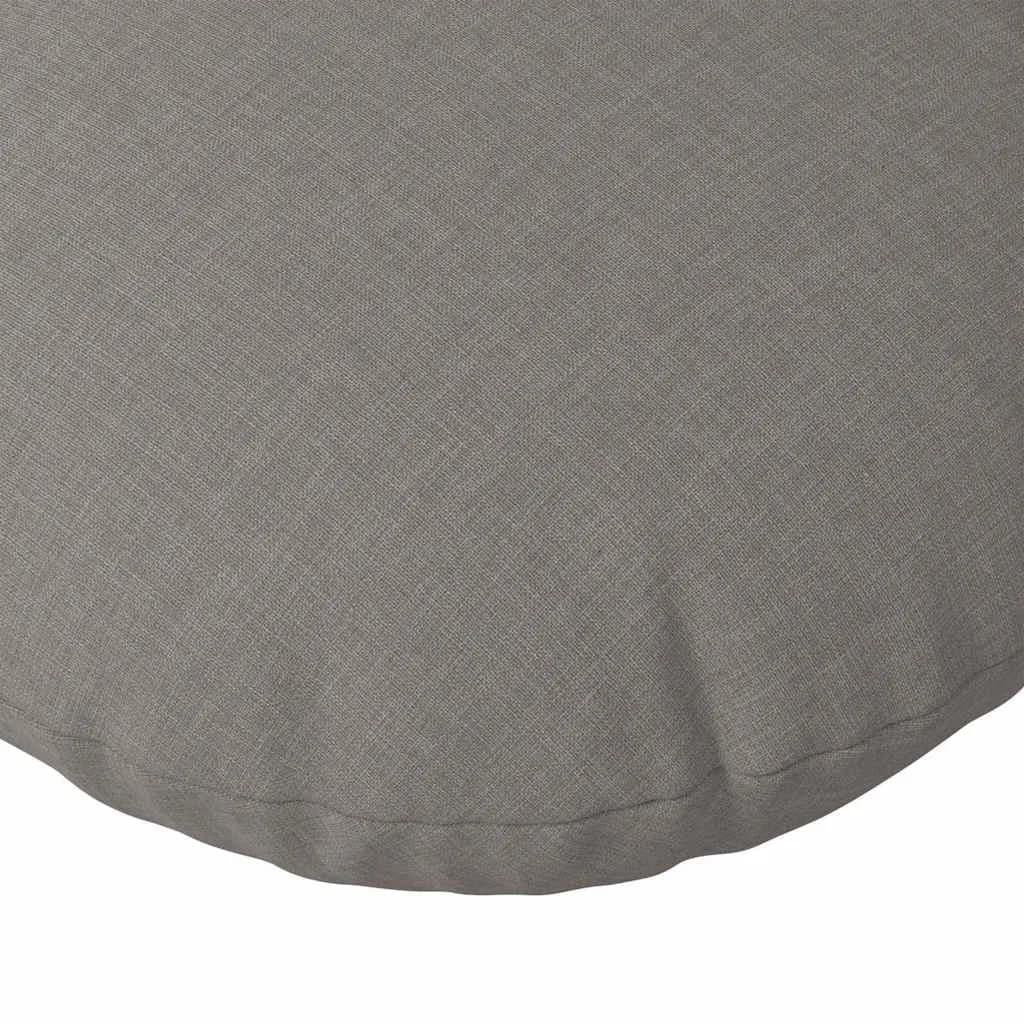 Sedežne blazine 2 kos blago Taupe Ø80 x 29 cm - slika 7