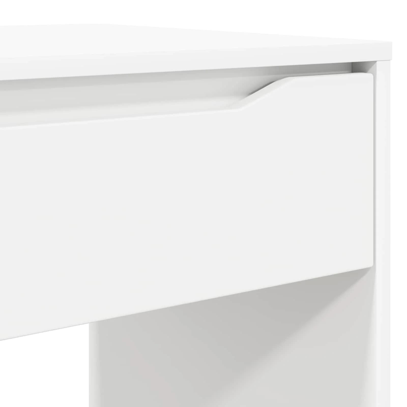 Miza s predalom Bela 100 x 50 x 78 cm Konstruirano leseno - slika 10