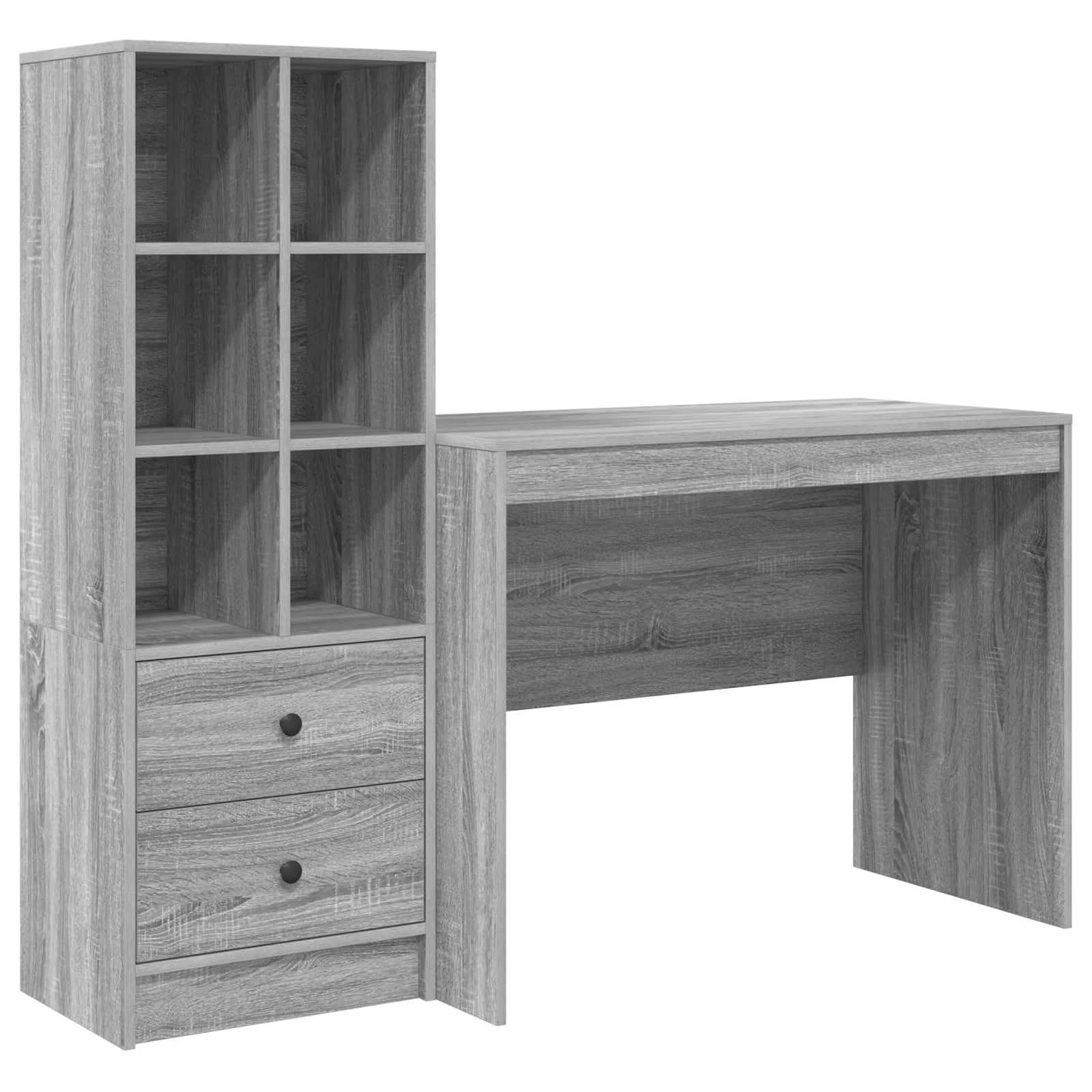 Miza Siva Sonoma 145.5 x 50 x 127 cm 2 kos - slika 2