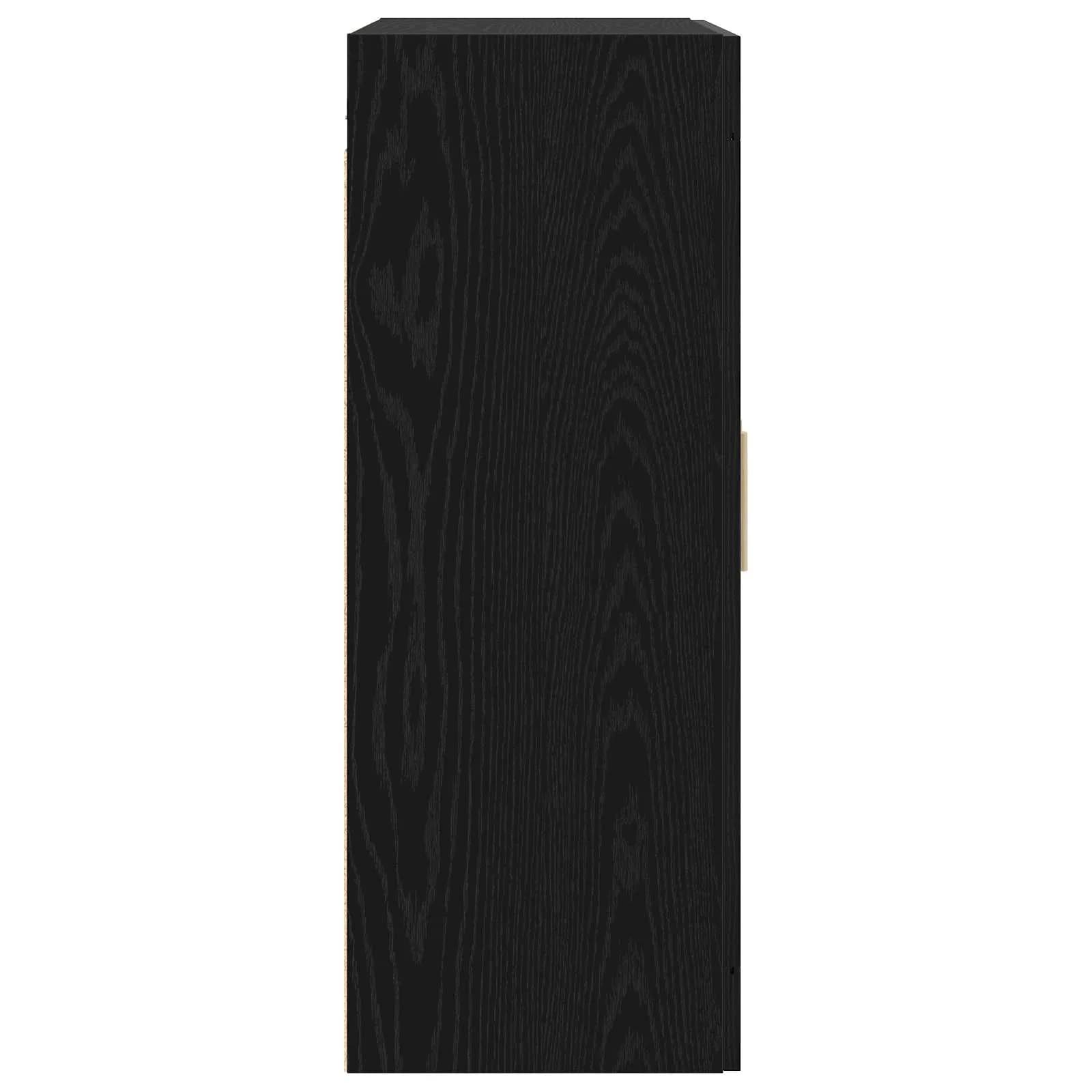 Omarica na steni Montaža za steno Črni hrast 69,5 x 34 x 90 cm - slika 5