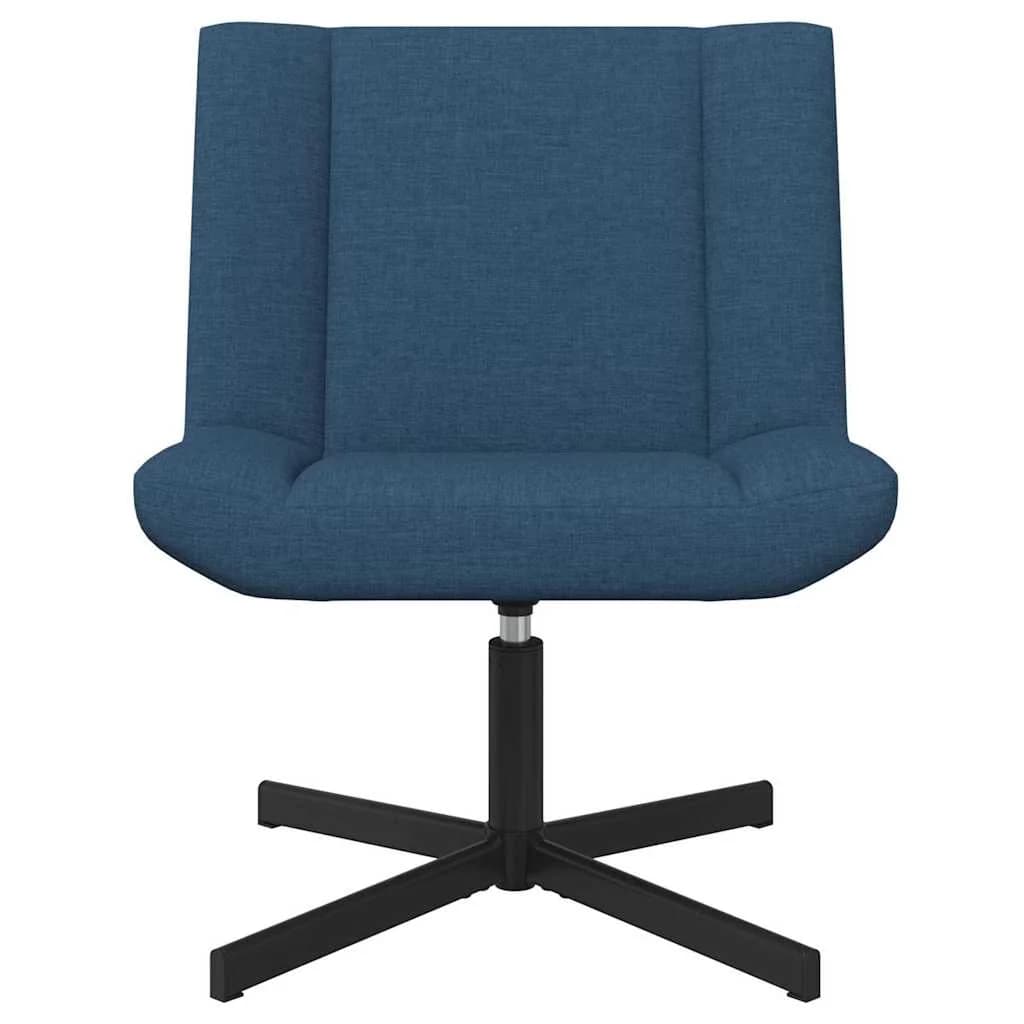 Vrtljiv stol Modra 63 x 75 x 76 cm blago - slika 4