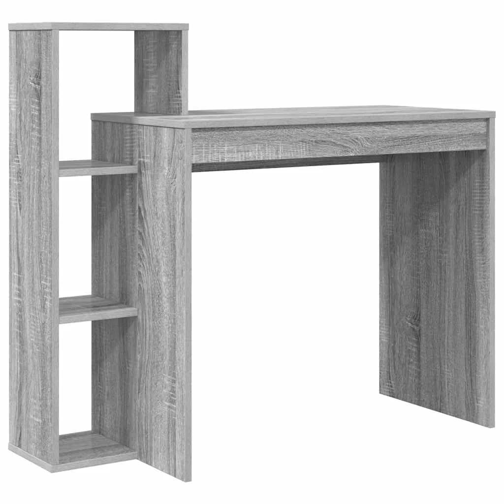 Miza Siva Sonoma Inženirski les 100 x 40 x 90 cm - slika 2